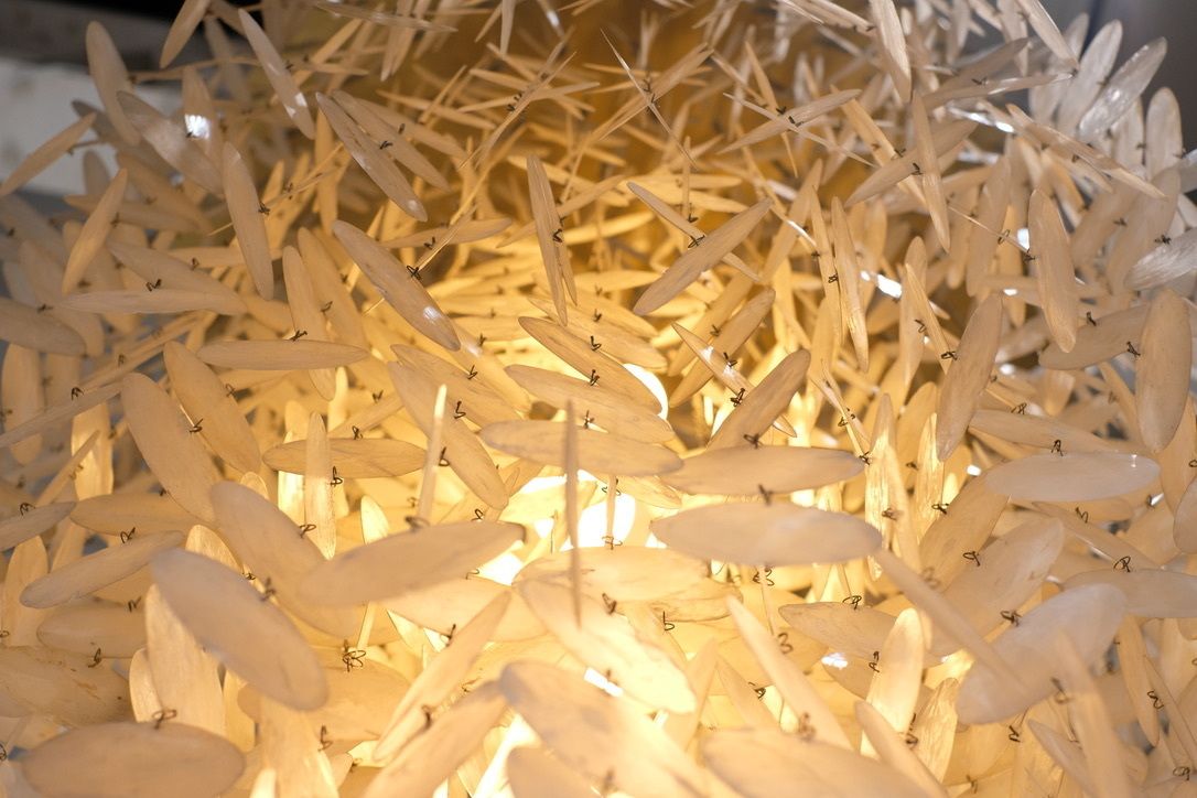 photo for sale Pendant Light Attributed By Verner Panton, 1960's.