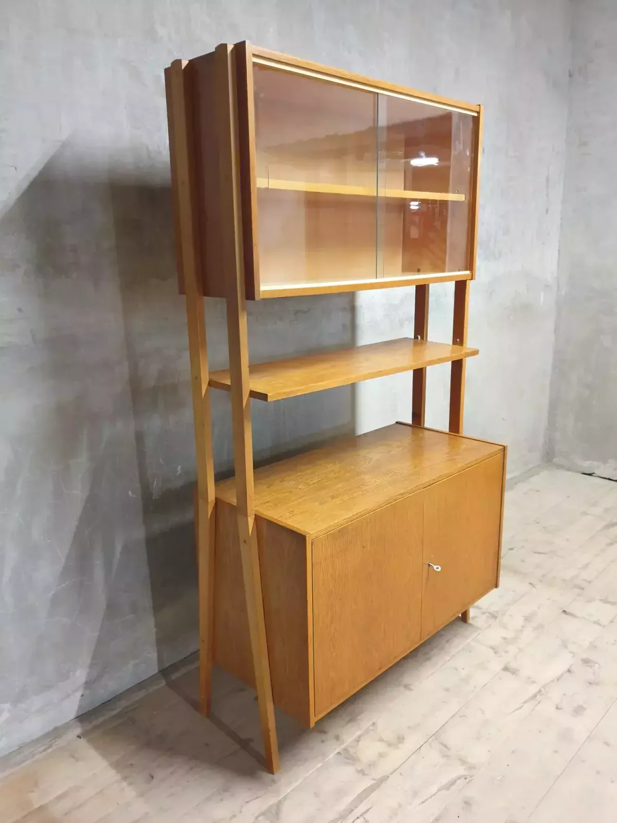 Mid Century Wall Shelf Bookcase By František Jirák For Tatra Nábytok, 1960´S photo 692.0