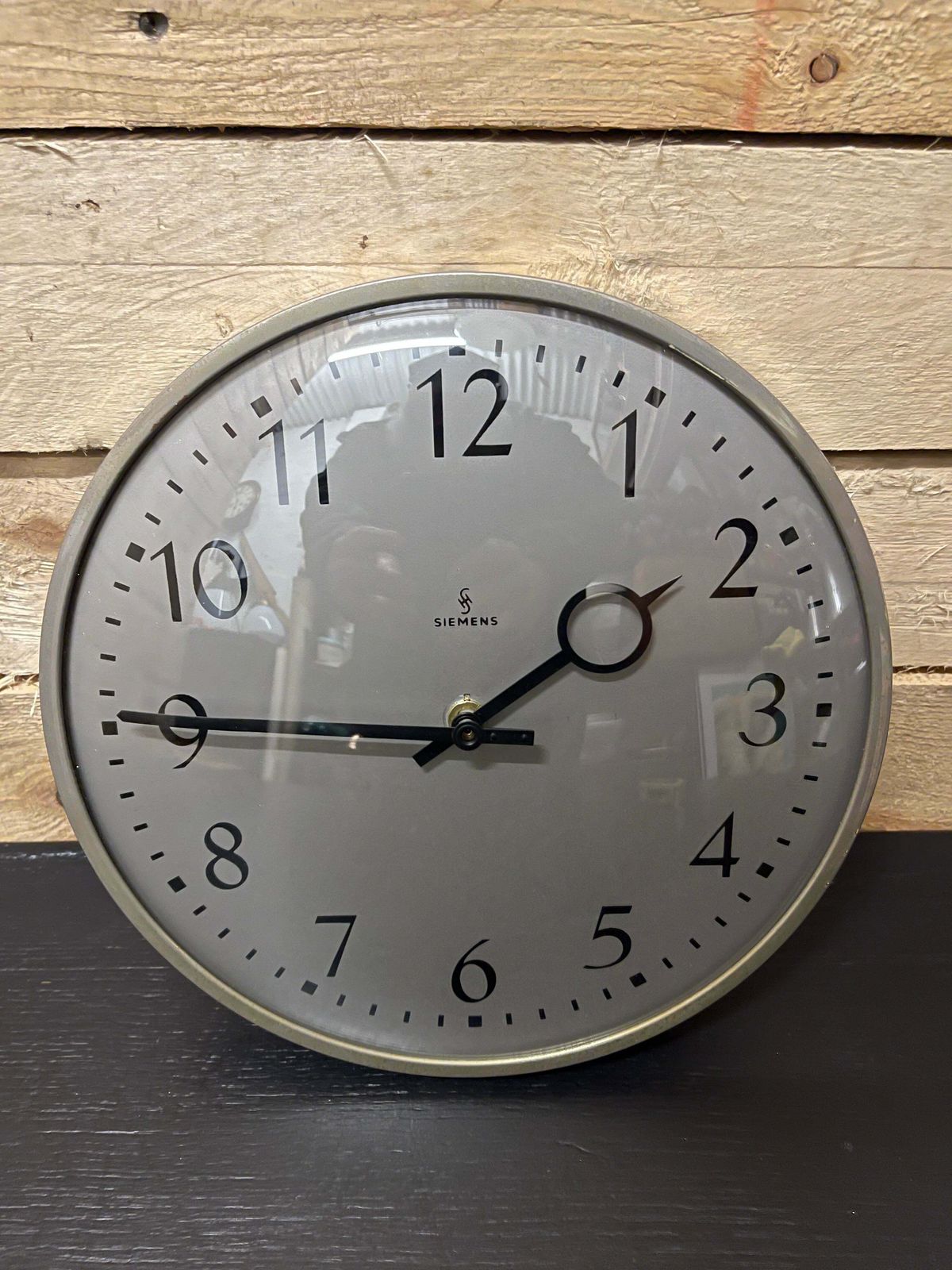 1960's German Industrial Factory / Office Clocks By Peter Behrens For Siemens photo for sale
