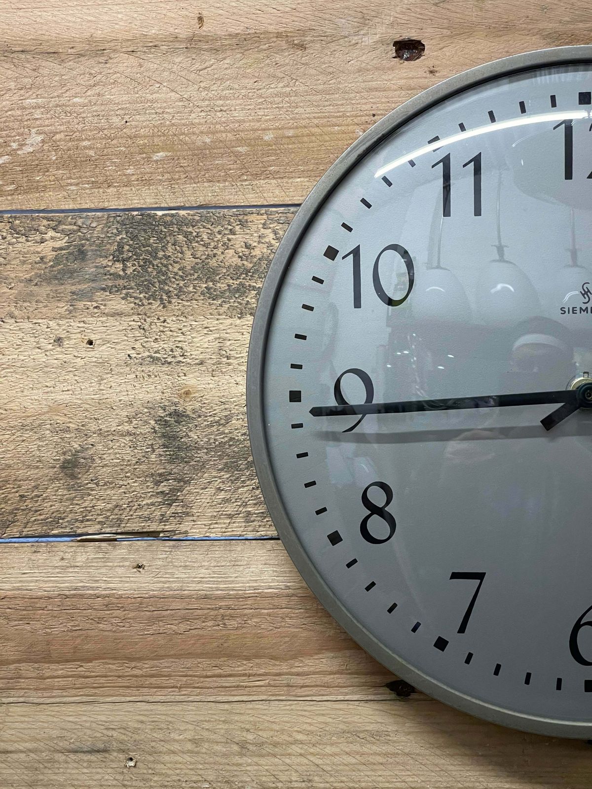 photo furniture 1960's German Industrial Factory / Office Clocks By Peter Behrens For Siemens