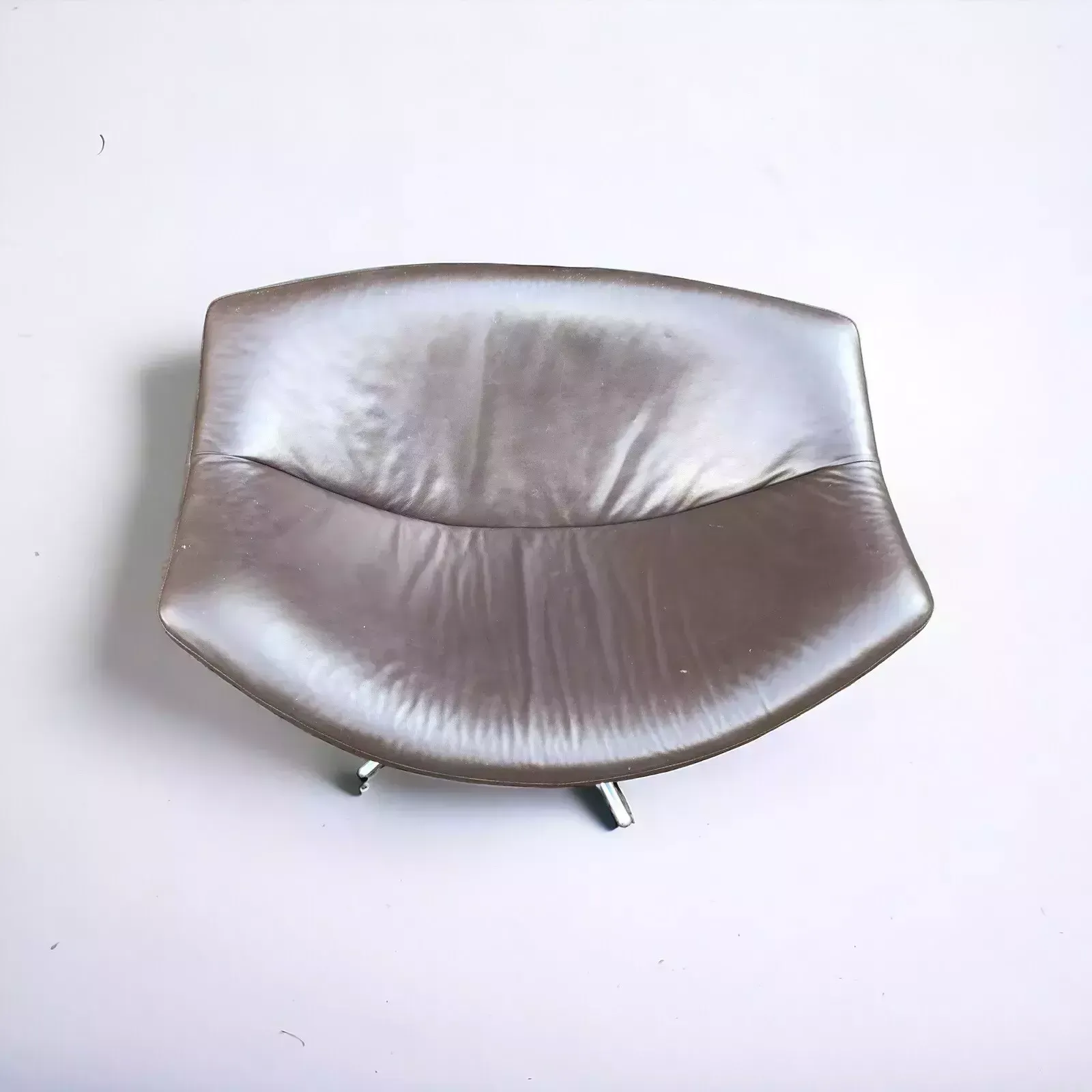 Gerard Van Den Berg Brown Leather Gigi Dutch Modern Design Armchair photo Furniture