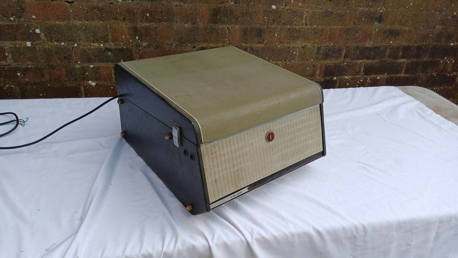 photo furniture Vintage Retro Bush ‘Monarch’ Record Player Audio Collectible Audio.