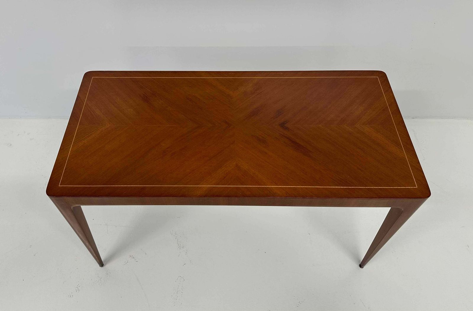 Italian Art Deco Teak And Maple Coffee Table By Paolo Buffa , 1950s photo 2887.0