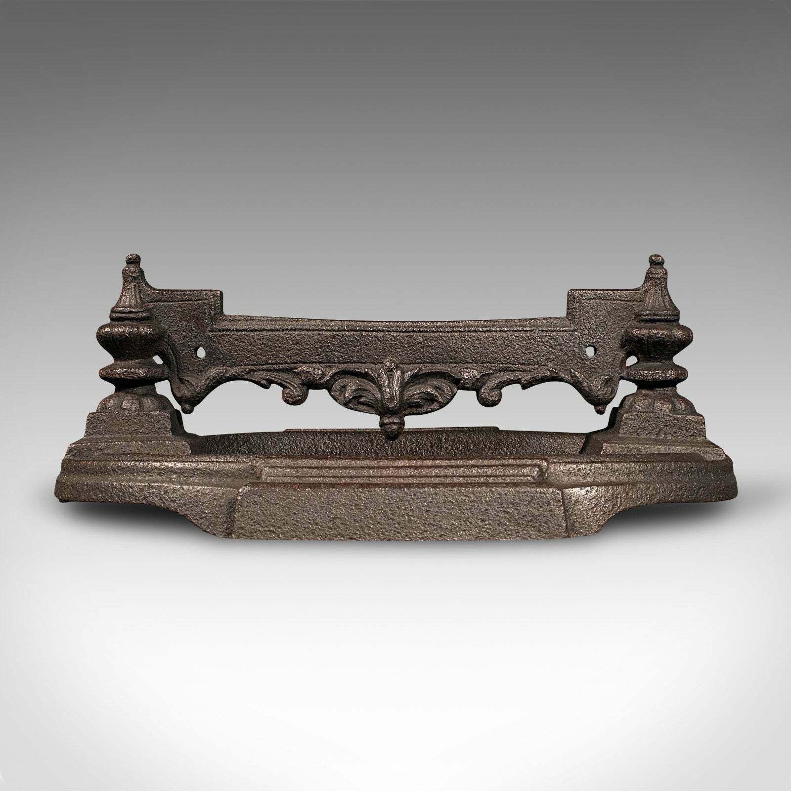 Antique Entrance Boot Scraper, English, Cast Iron Doorway Shoe Cleaner, Georgian photo furniture