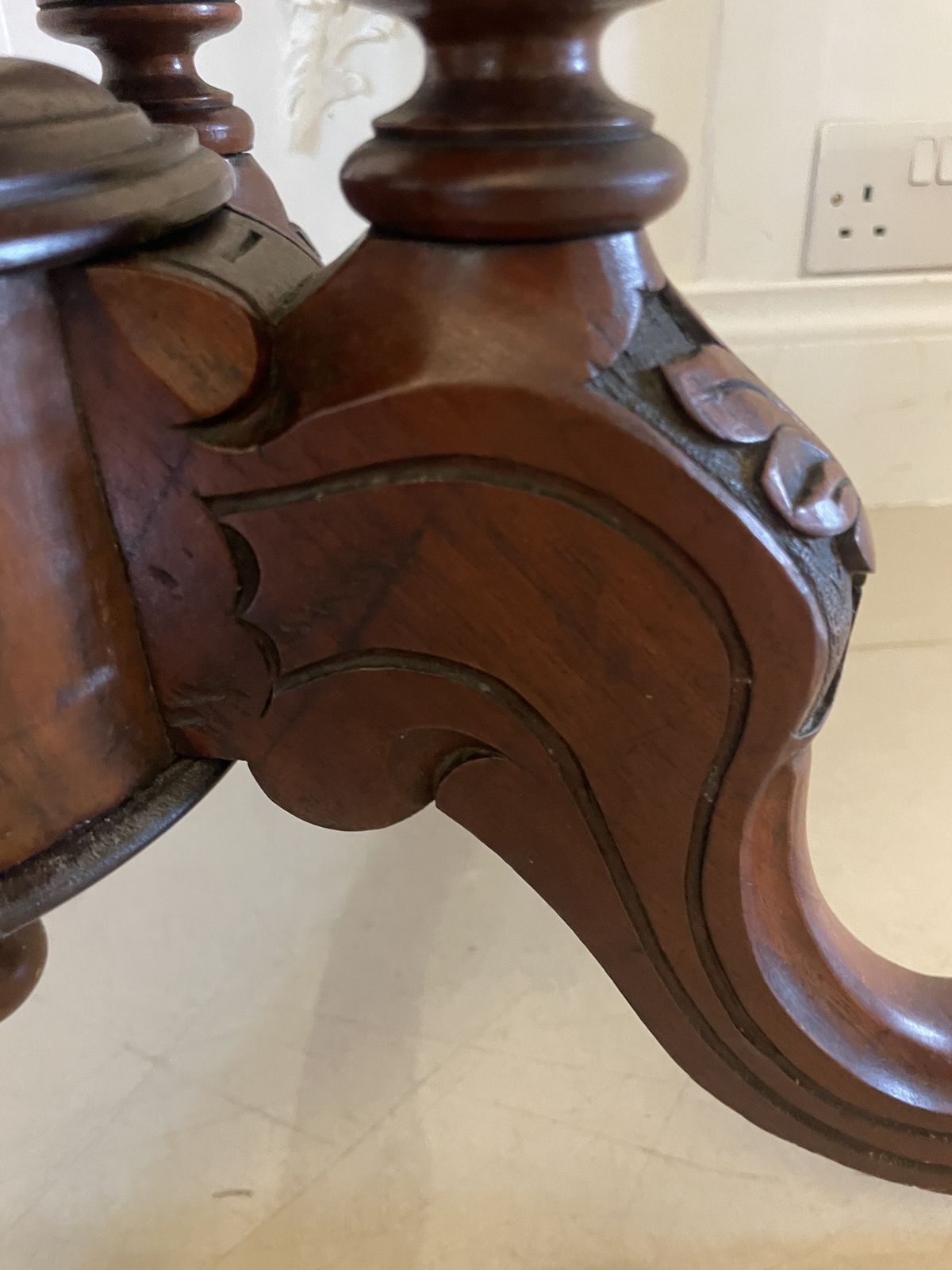 Antique 19th Century Quality Inlaid Burr Walnut Oval Centre Table photo buy
