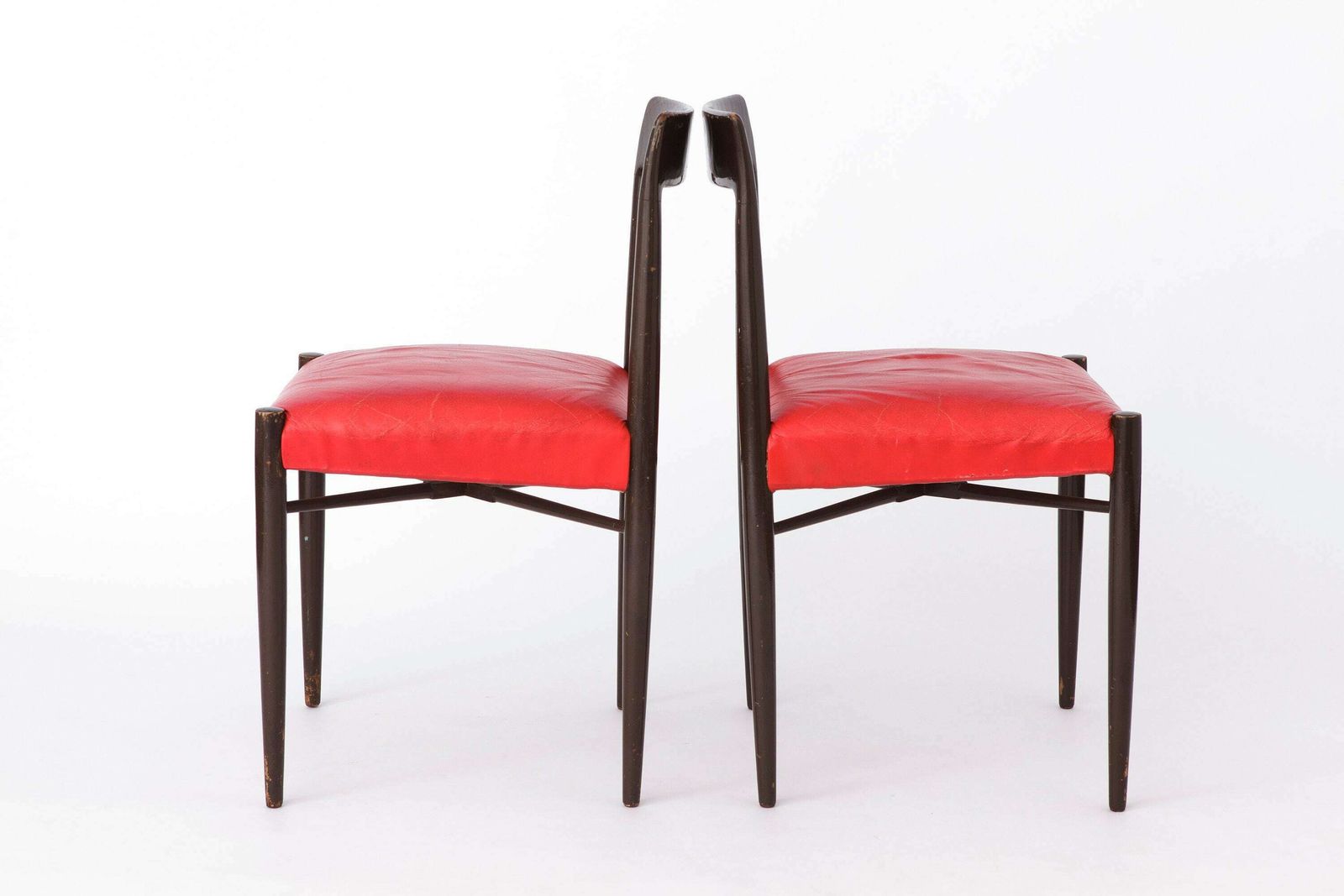 2 Vintage Chairs 1960s Wooden Germany photo furniture
