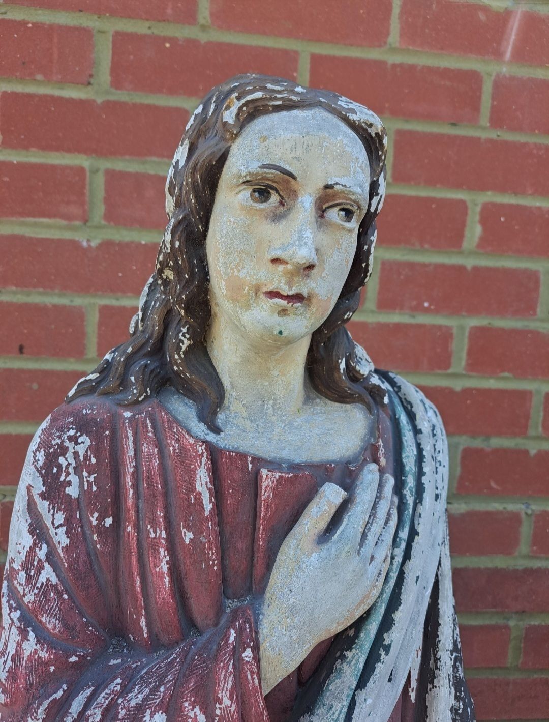 French 19th Century Statue Of The Sacred Heart photo furniture