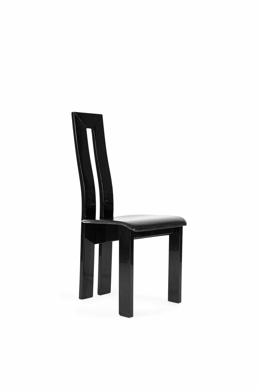 Set Of 4 Postmodernist Chairs By Pietro Constantini 1980's Italy