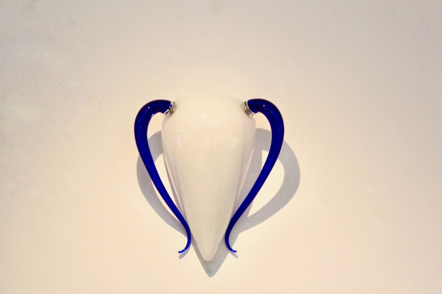 ‘Venexiana’ Hand Blown Murano Glass Wall Sconce By Barovier & Toso, Stock Of 3 photo for sale