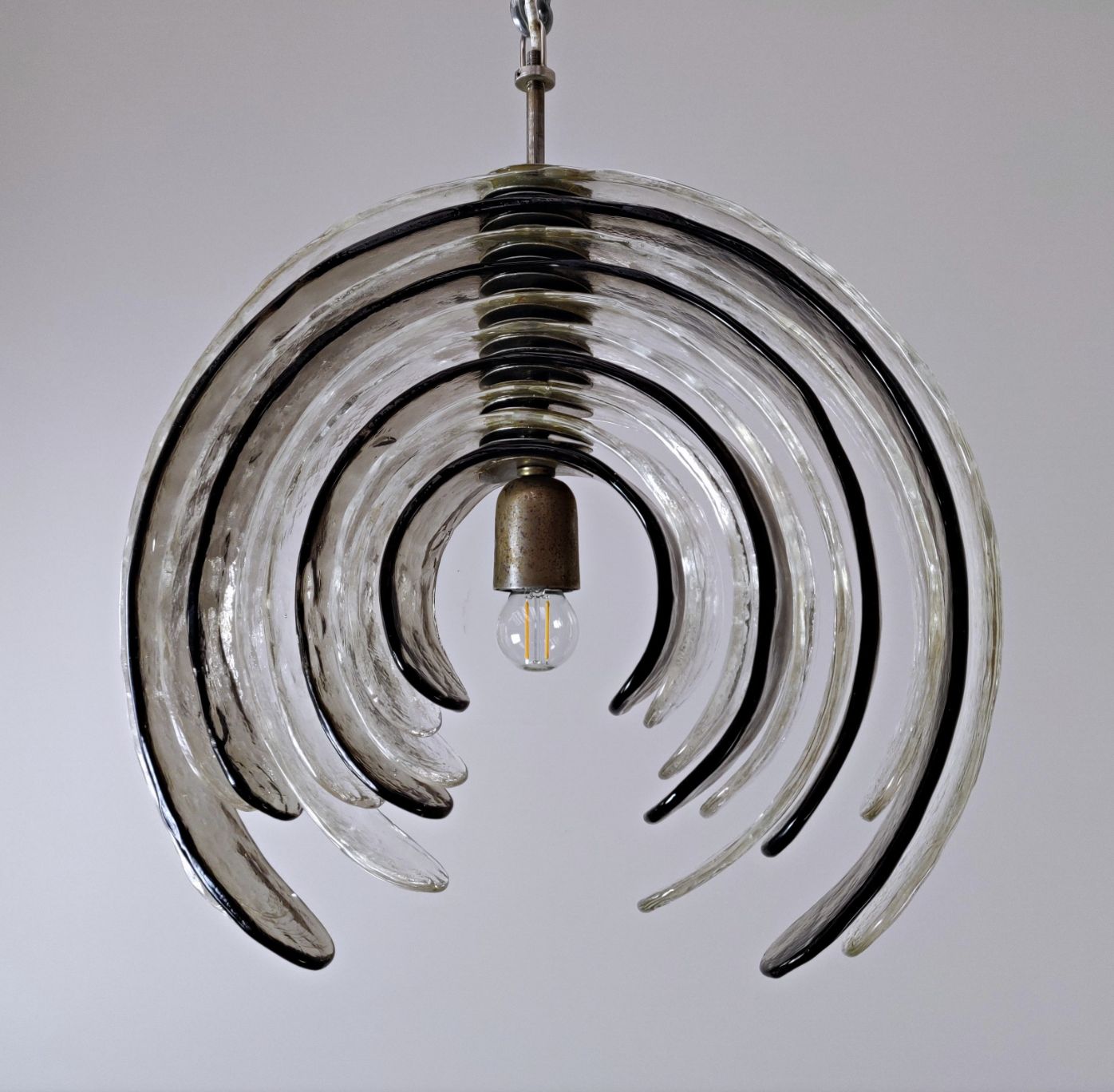 Murano Glass Suspension Model “Artichoke” By Carlo Nason For Mazzega photo vinterior