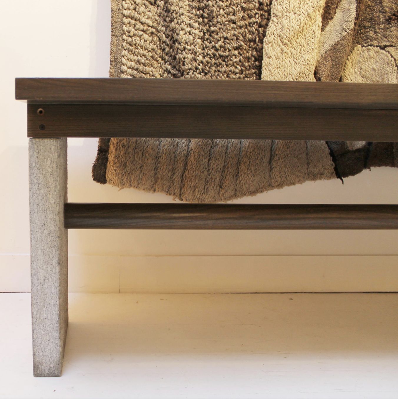 Stone And Wood Console Model ‘Valmarana’ By Carlo Scarpa For Simon, Italy, 1972 photo buy