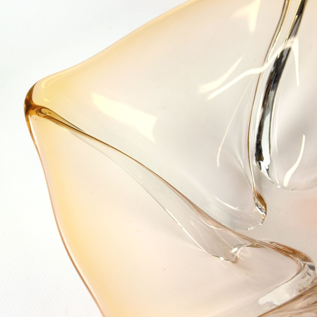 Art Glass Bowl By Frantisek Zemek For Sklarna Mstisov, 1960s photo vinterior