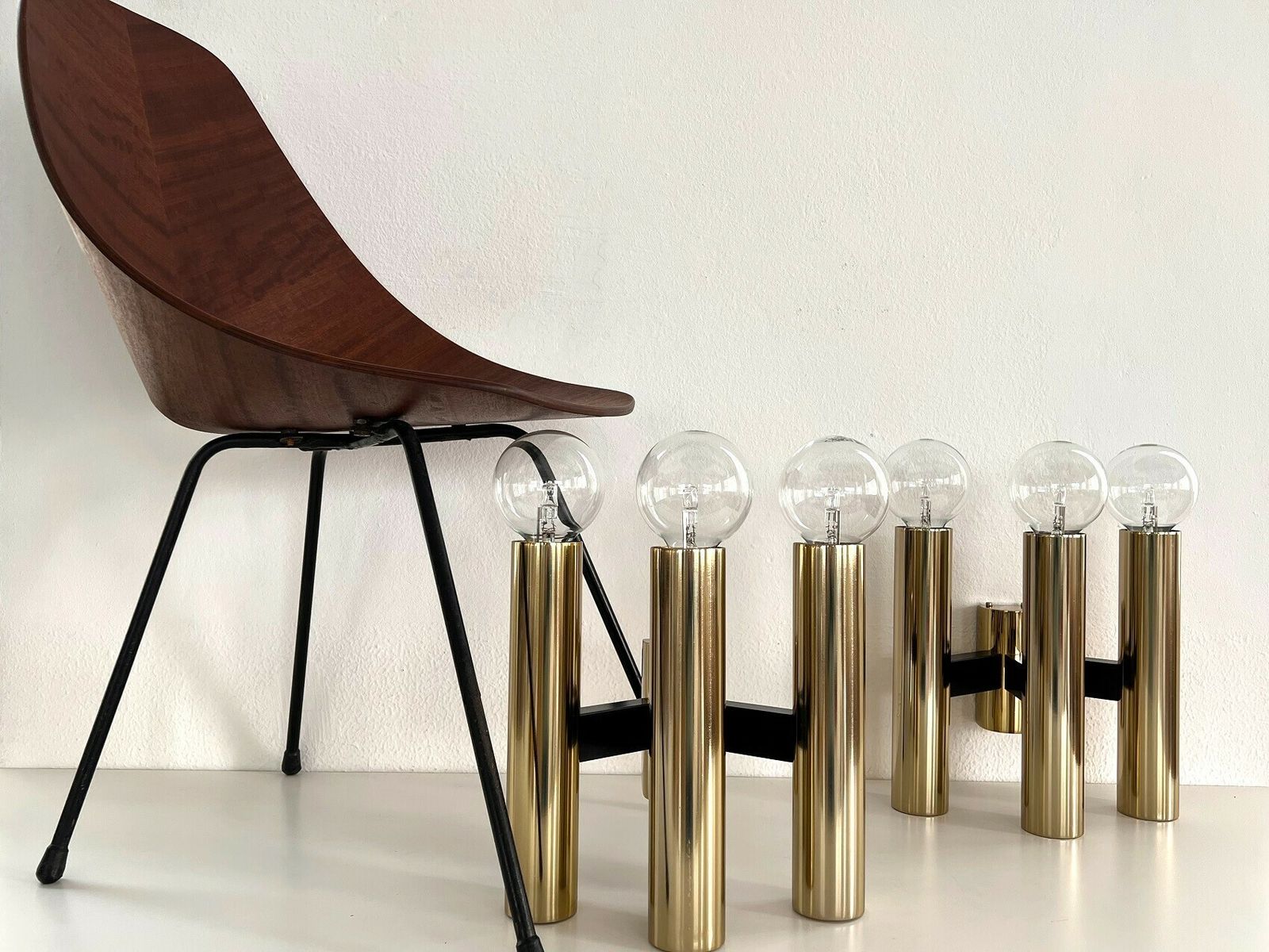 Jo Hammerborg For Fog & Mørup Large Size Wall Sconces, 1960 photo buy