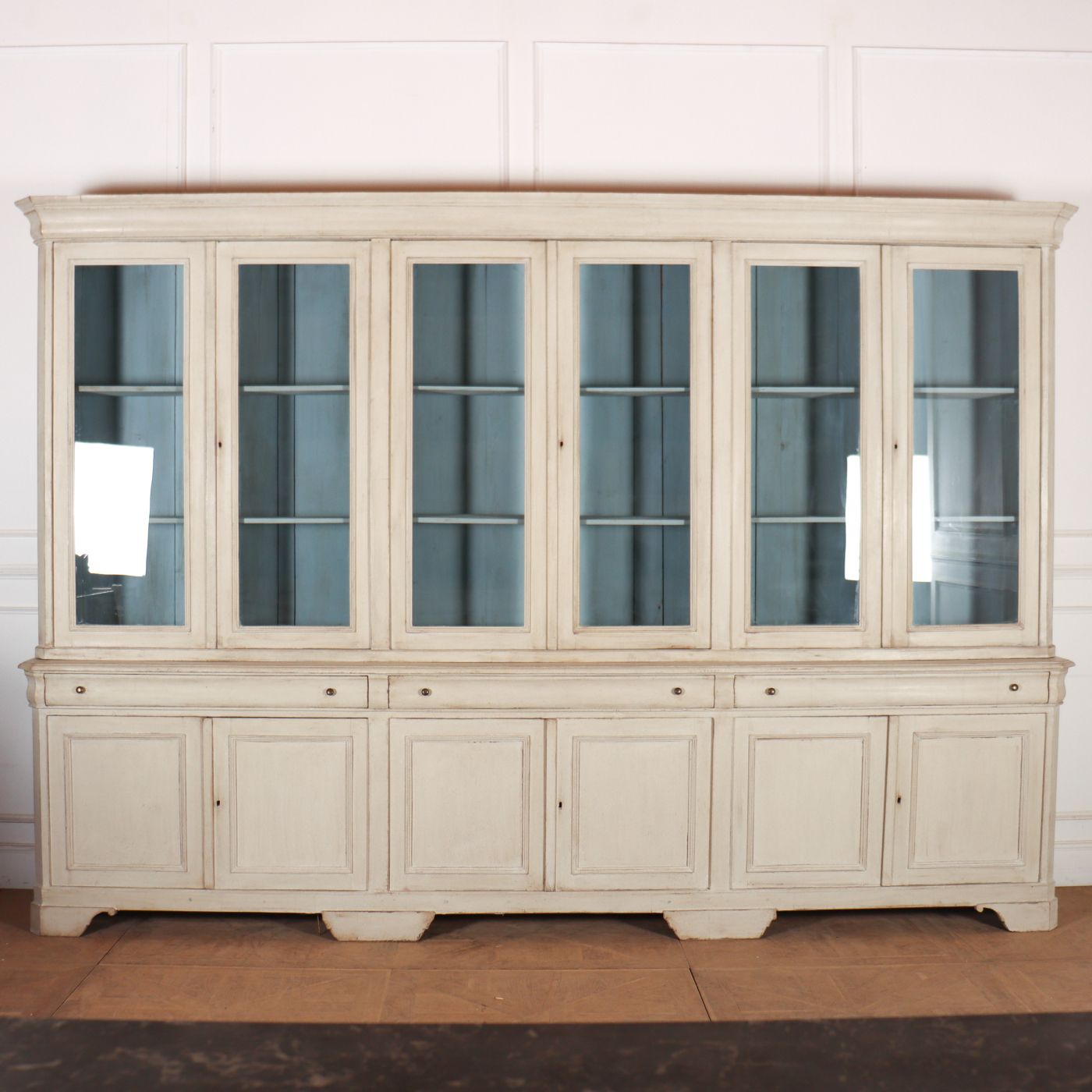 19th Century Italian Painted Bookcase