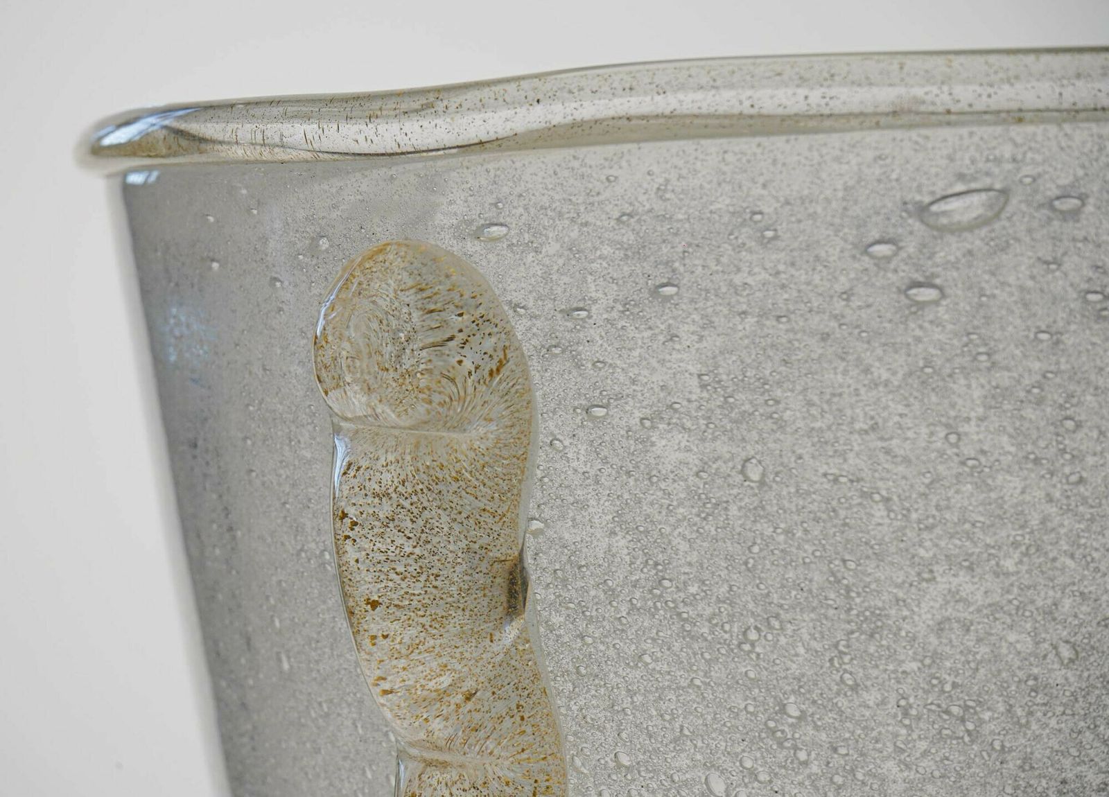 Giant Vase Or Ice Bucket In Murano Glass, Barovier & Toso Style photo vinterior
