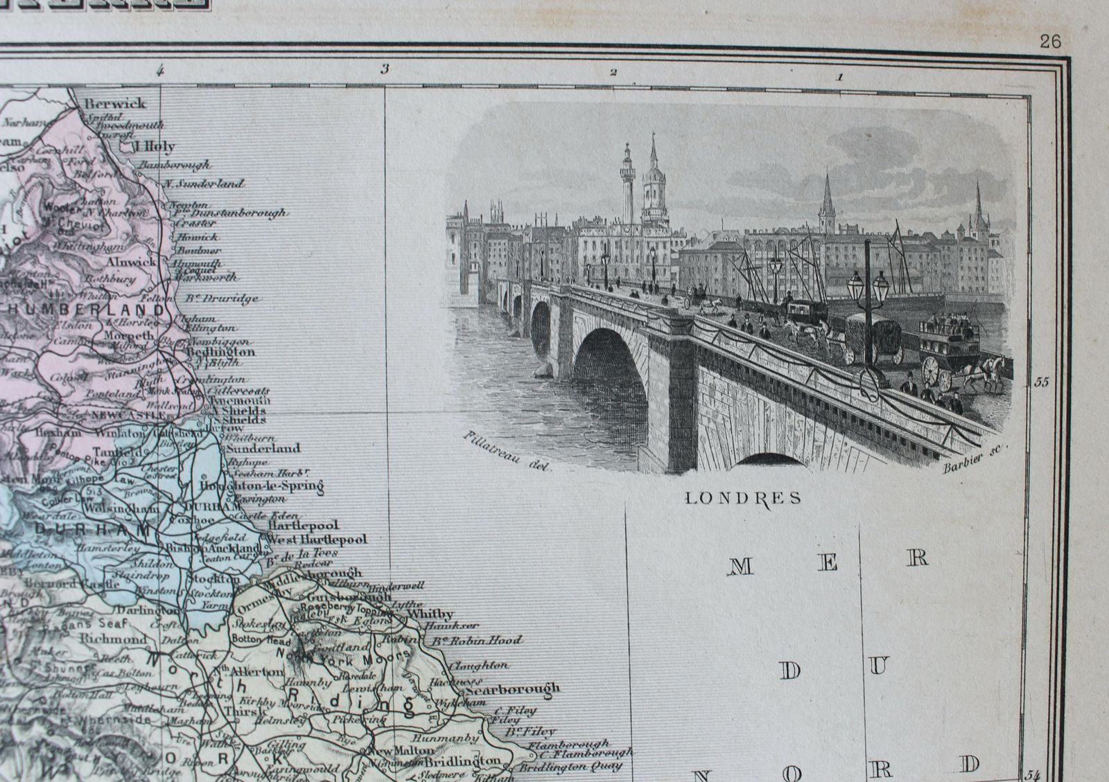 Antique Map Of England And Wales Published By J. Migeon, C1880 photo furniture
