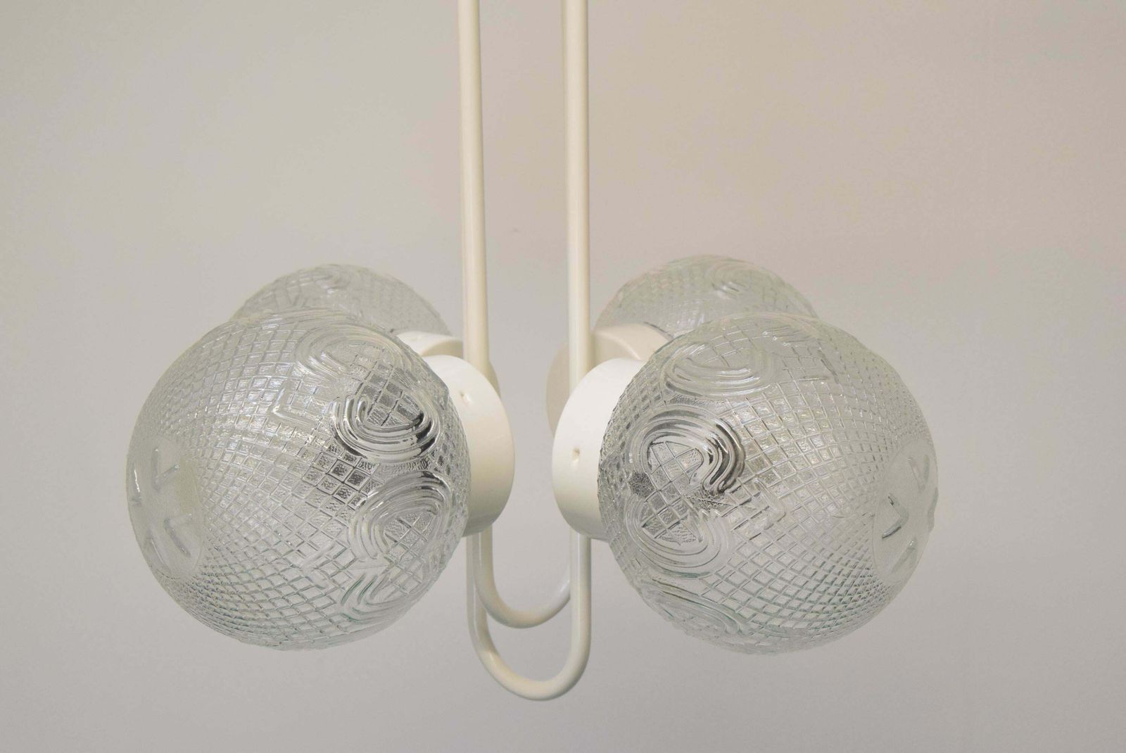 Mid Century Designed Chandelier By Jilove U Decina, 1970's. photo for sale