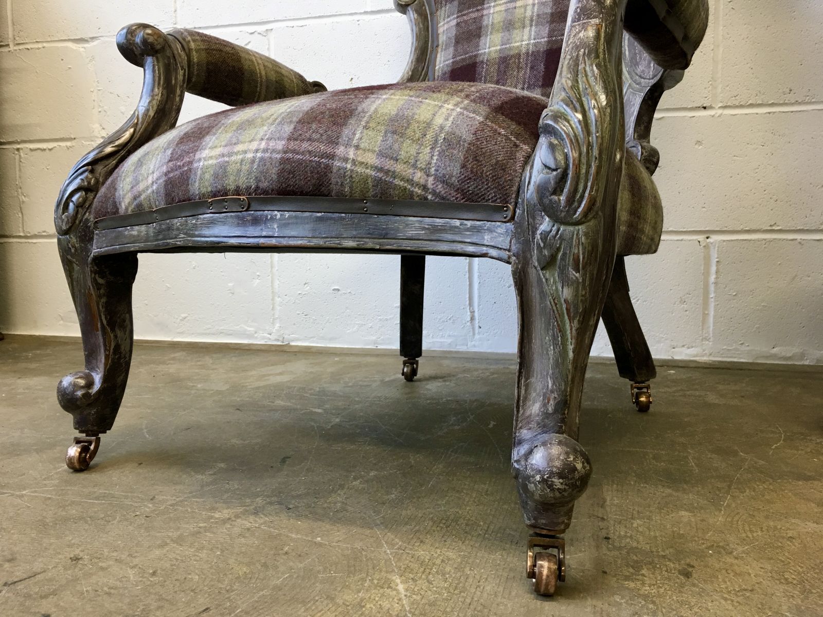Victorian Chair And Footstool Set: "Arthur 'N' Arf An Arthur" photo 750.0
