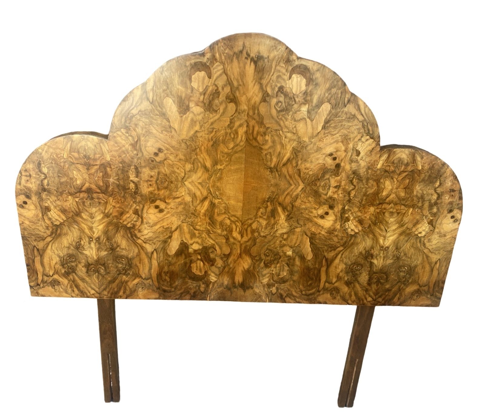Pair Of Art Deco Single Cloud Shaped Headboards photo 1295.0