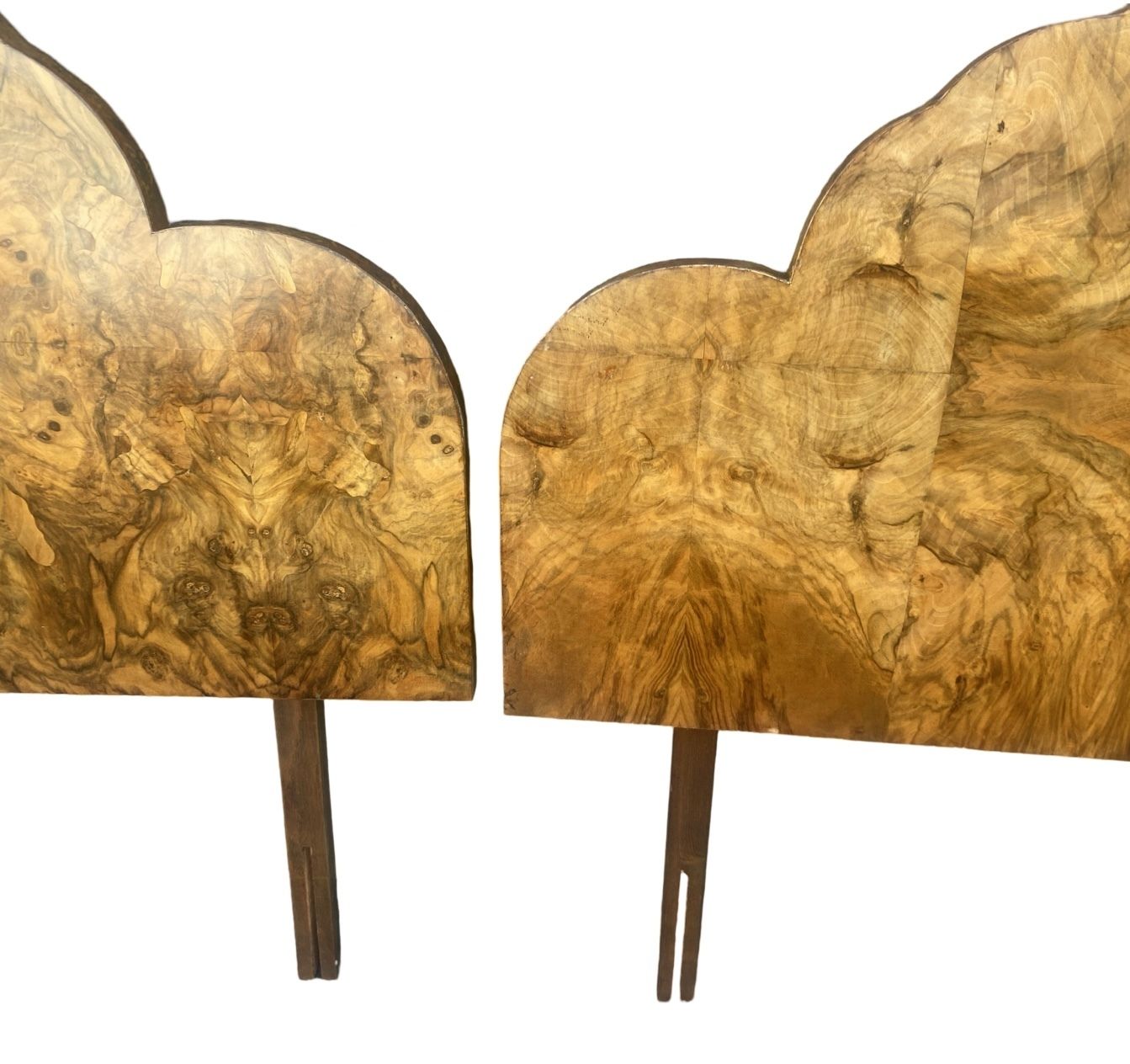 Pair Of Art Deco Single Cloud Shaped Headboards photo buy