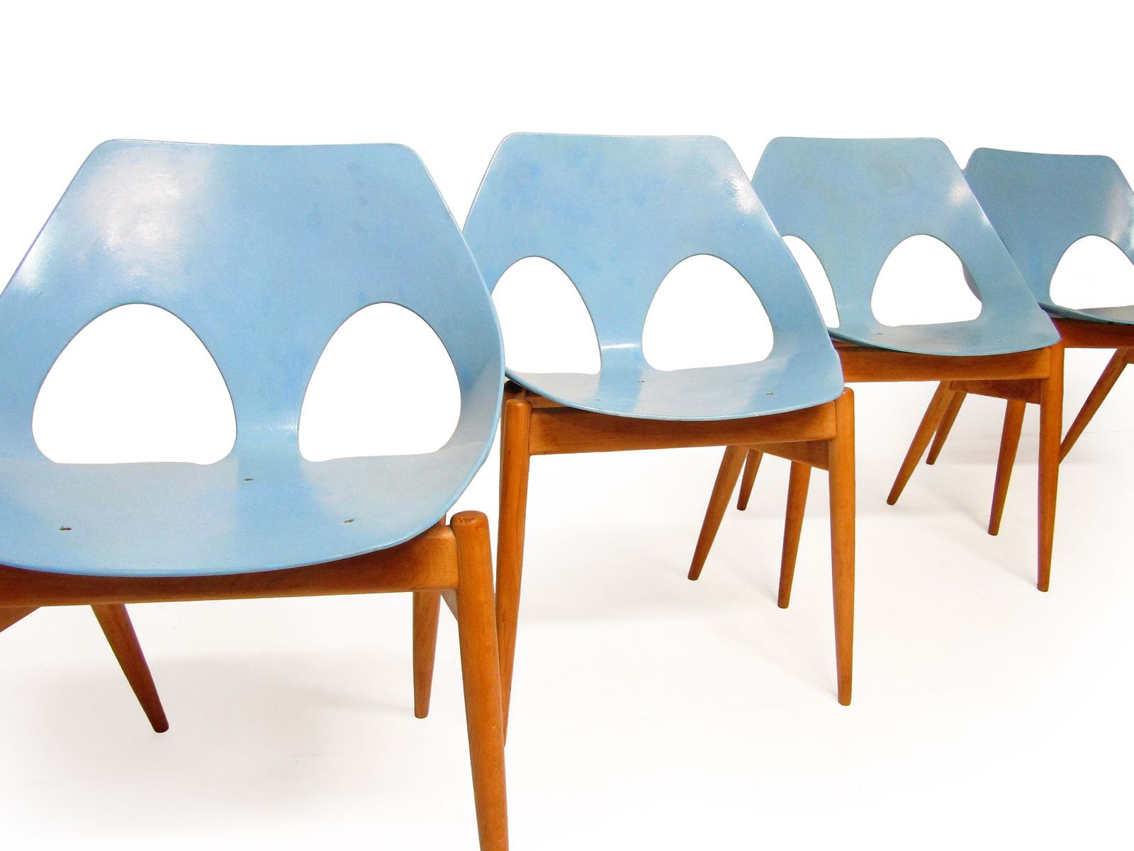 photo buy Set Of Four 1950s "Jason" Festival Of Britain Chairs By Carl Jacobs For Kandya