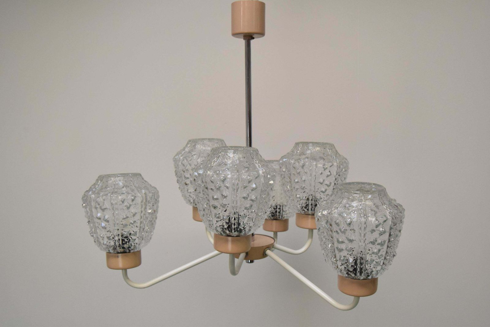 Mid Century Chandelier By Jilové U Děčína, 1970's. photo 592.0