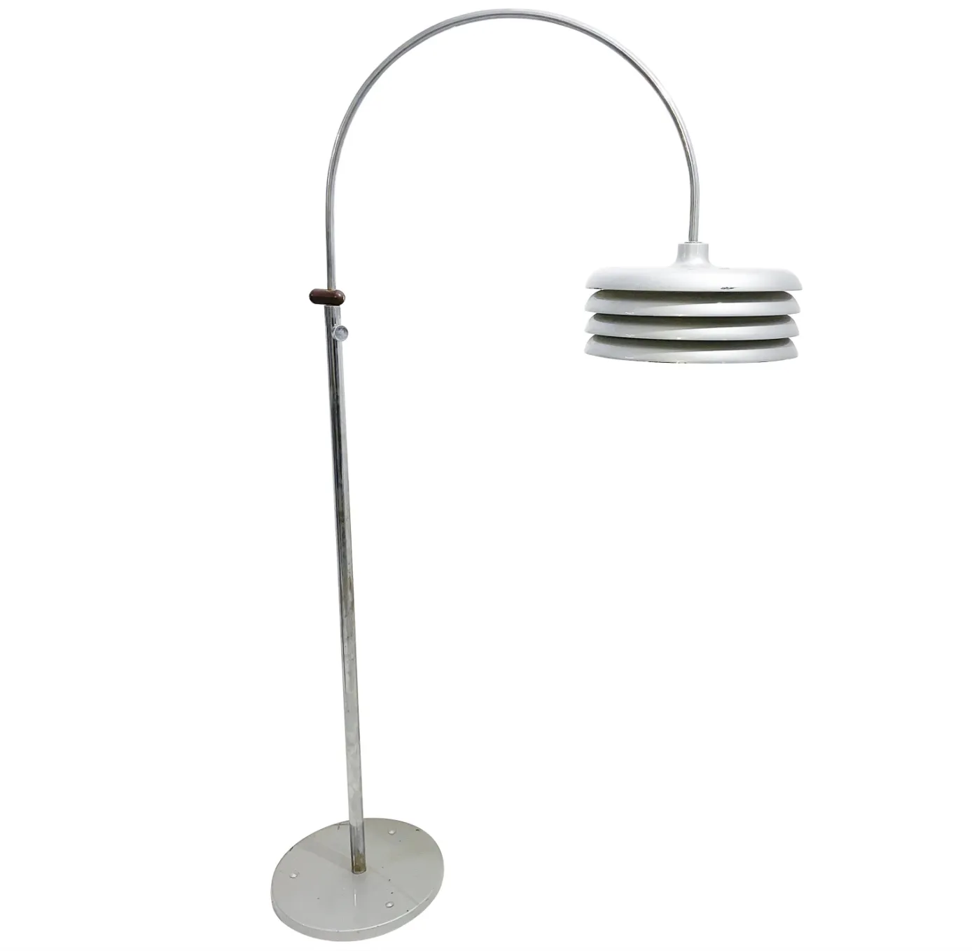 Mid Century Modern Metal Floor Lamp By Borsfay Tamas, Hungary, 1970s
