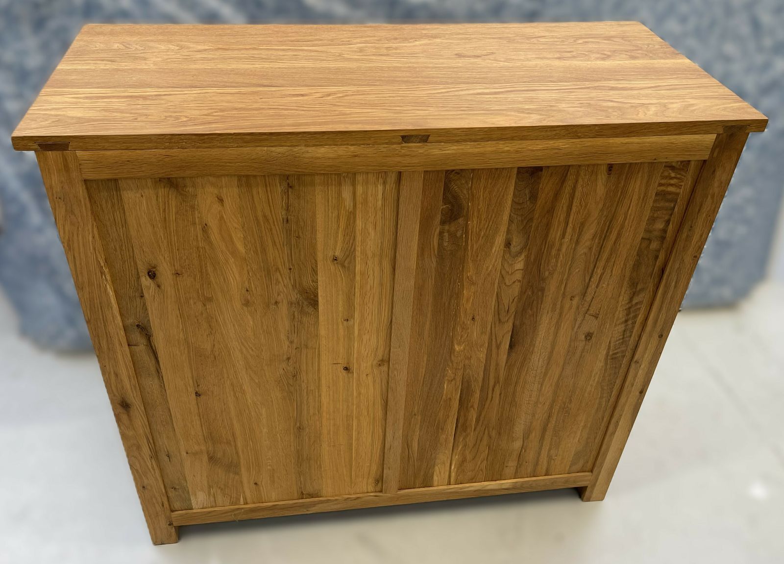 Oak Chest Of Drawers, Solid Wood With 4 Large Drawers, Oiled Finish photo 299.0