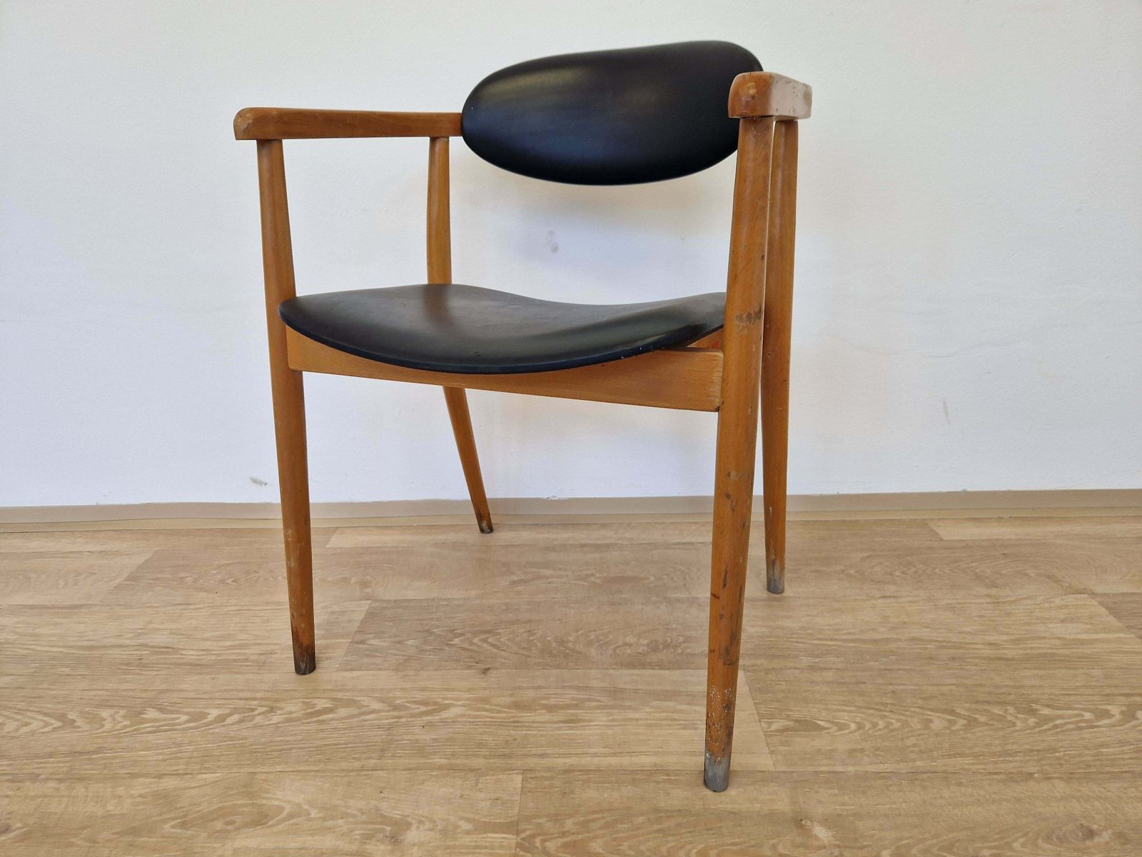 299.0 Midcentury Rare Chair Ton Designed By Antonin Suman, Scandinavian Style, 1960s photo
