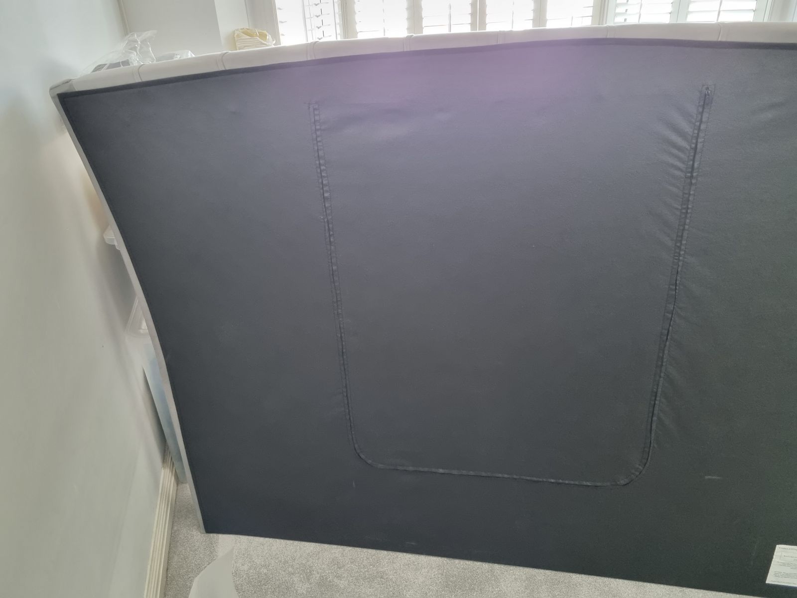 Soft Grey Headboard photo Furniture