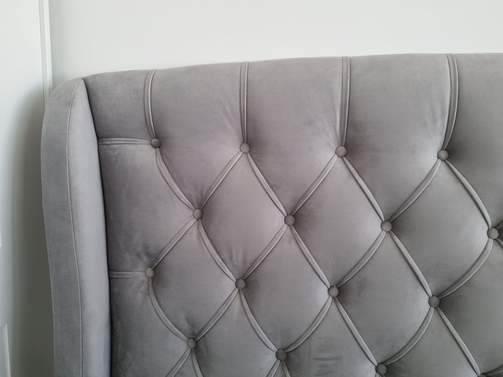 Soft Grey Headboard photo 350.0