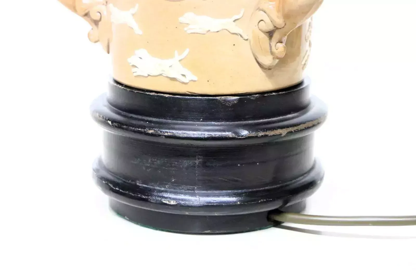 Antique Table Lamp English Royal Doulton 3 Handled Tyg Upcyled Table Lamp photo buy