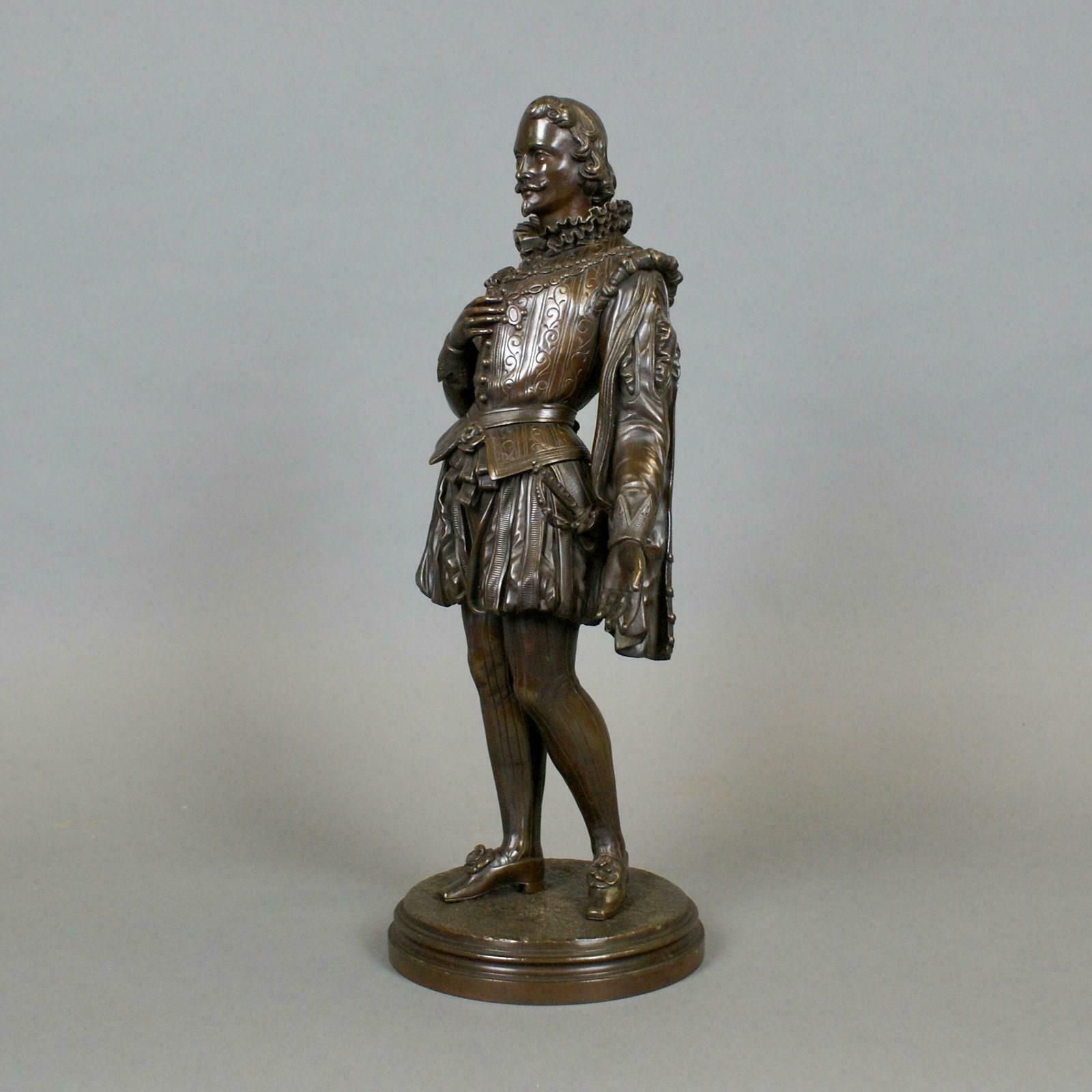 A Finely Detailed 19thc French Bronze Figure photo Home Decor
