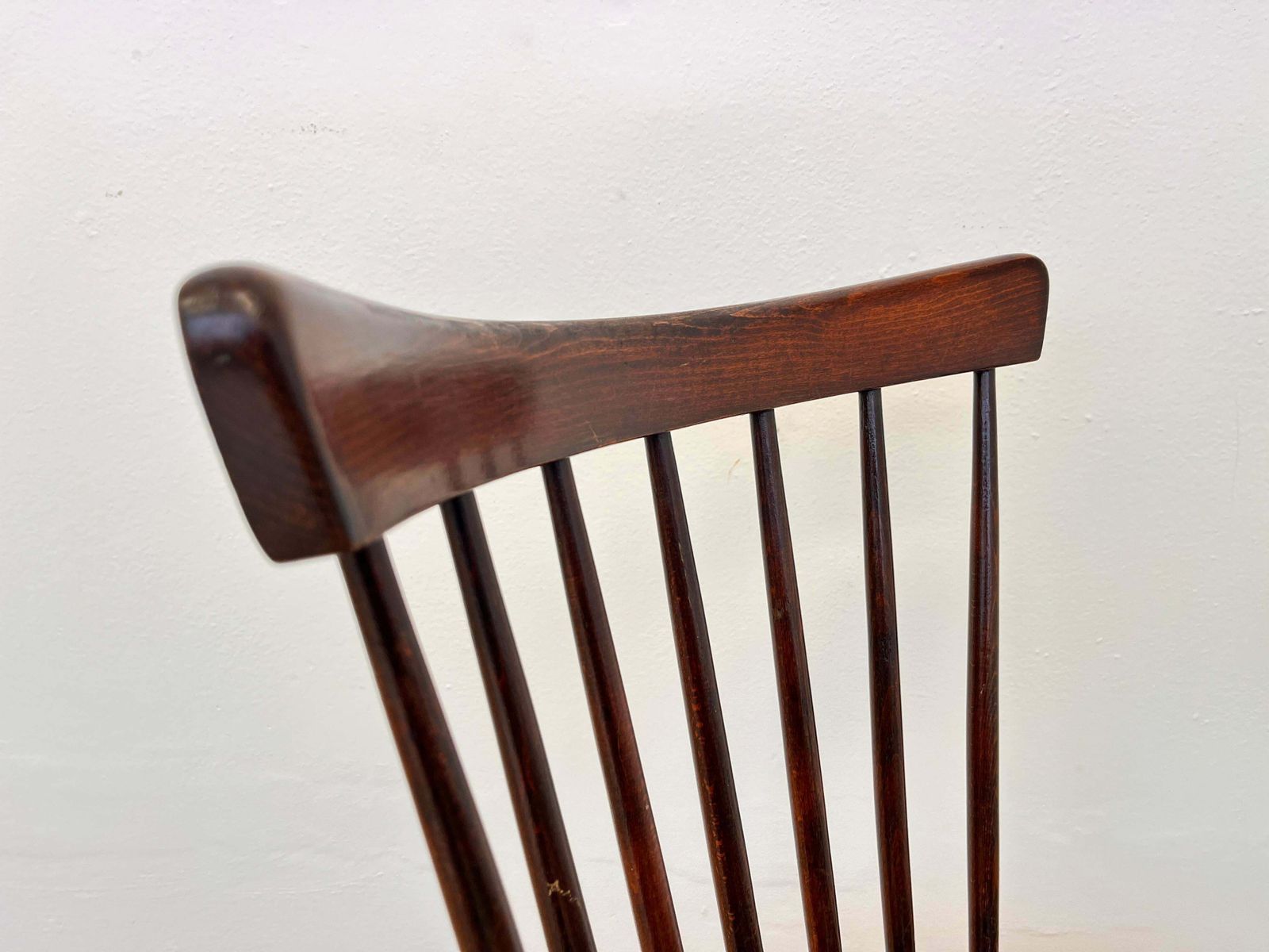 Set Of Four Mid Century Design Wooden Dining Chairs By Ton   1960s photo Furniture