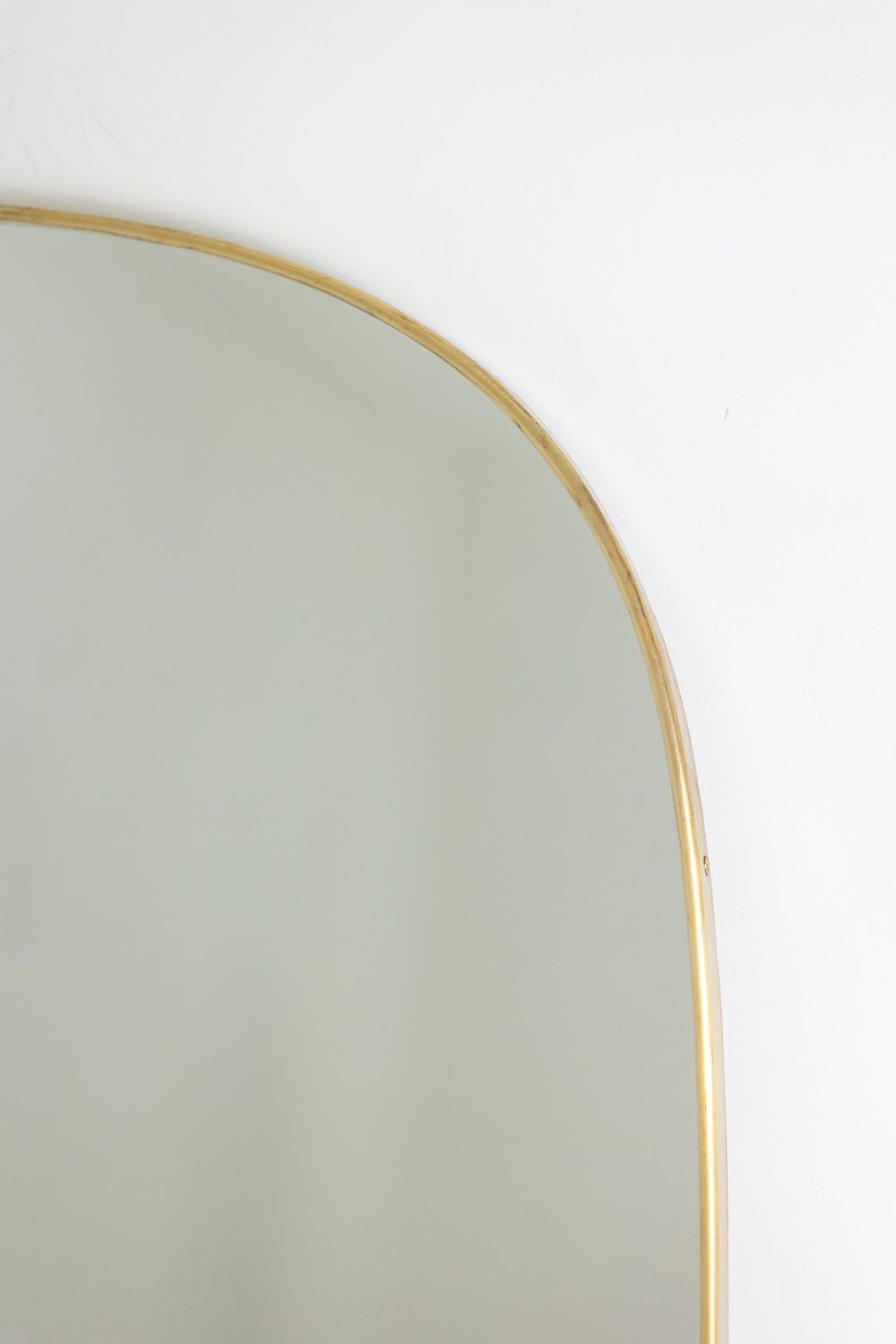 Pair Of 1950s Style Mirrors In Gilded Brass. Contemporary. Ls58731909u photo for sale