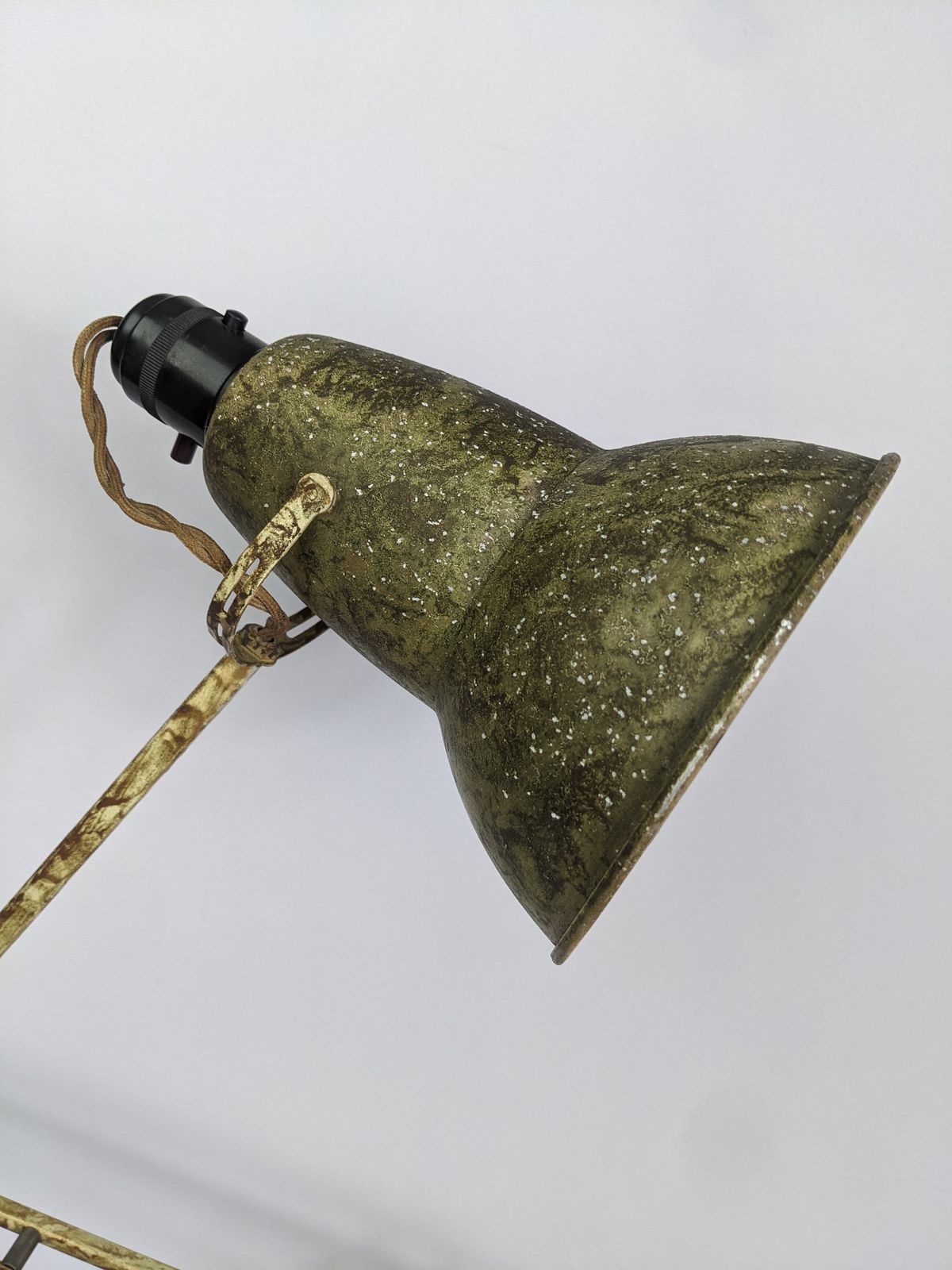 Anglepoise Model 1227 Two Step Scumble Cream And Gold Mid Century 1930's/ 40s By Herbert Terry photo buy