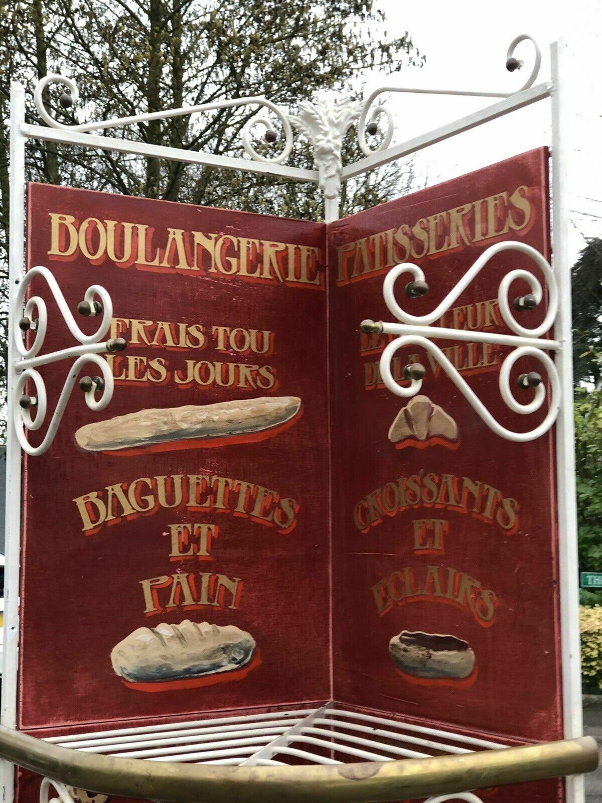 photo for sale French Bakers Shelves With Hand Painted Decoration