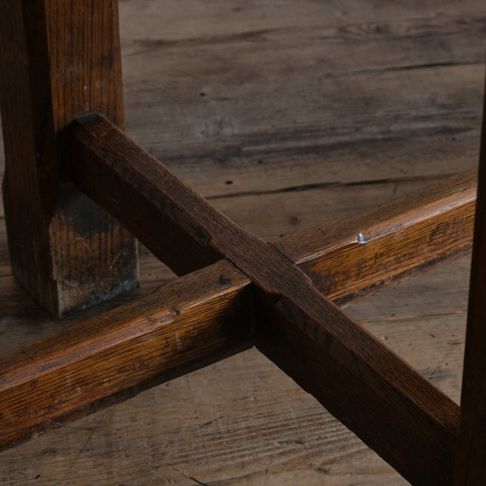 photo for sale Antique Early 20th Century Oak Refectory Dining Table