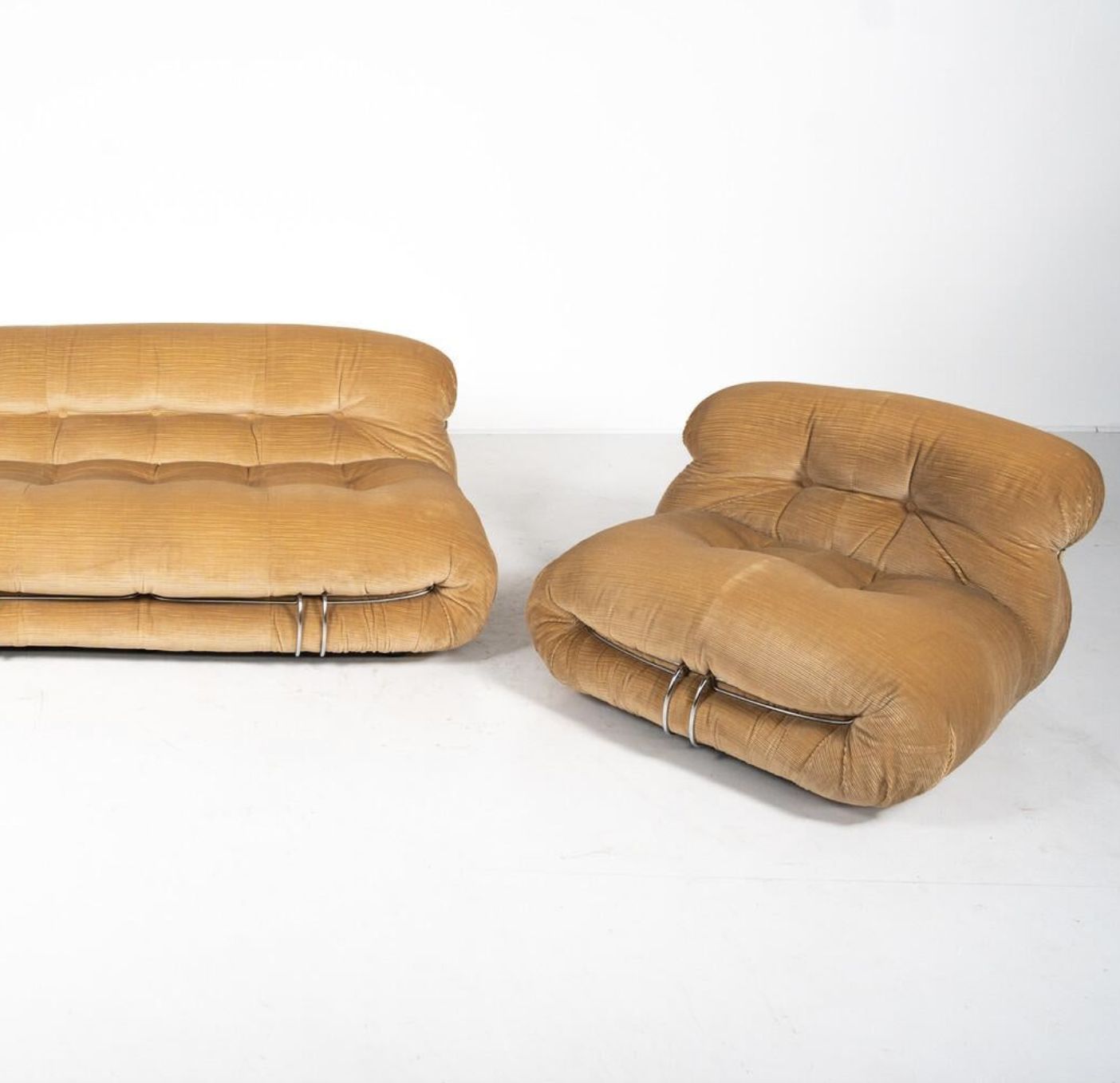 Mid Century Soriana Seating Set By Tobia & Afra Scarpa For Cassina, 1970s photo for sale