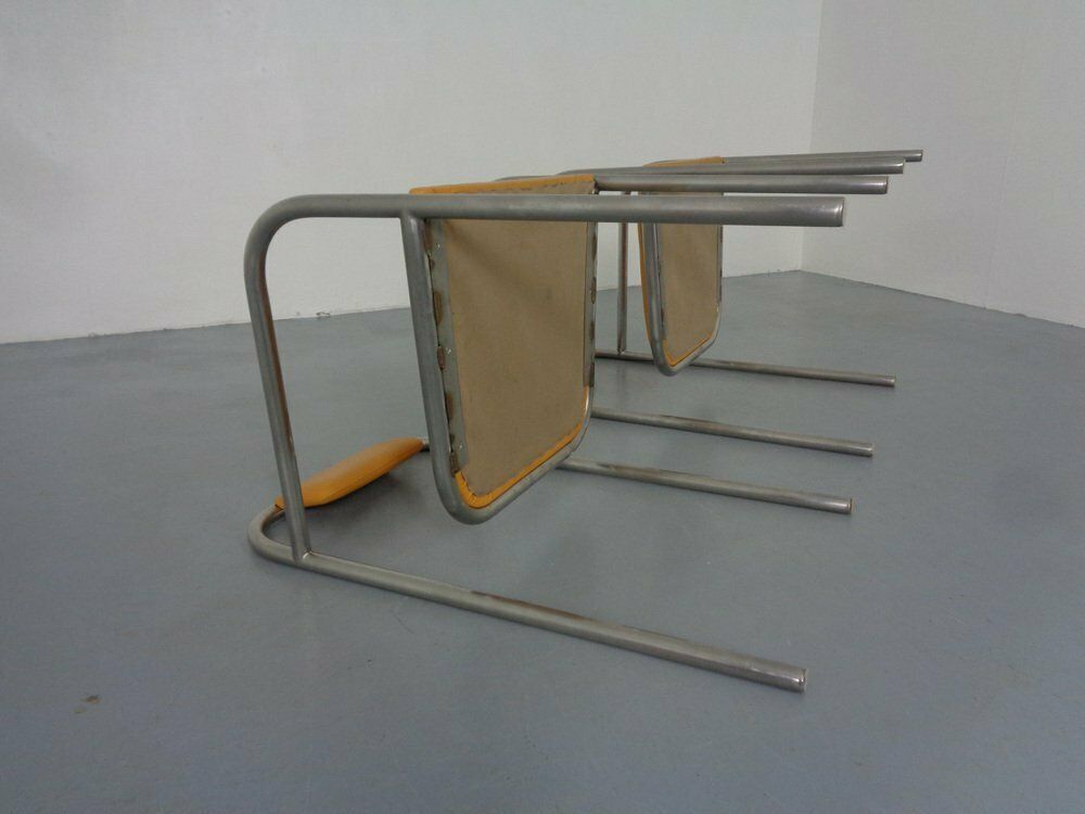 photo buy Minimalist Tubular Steel Armchairs By Thomas Wendtland, 1970s, Set Of 2