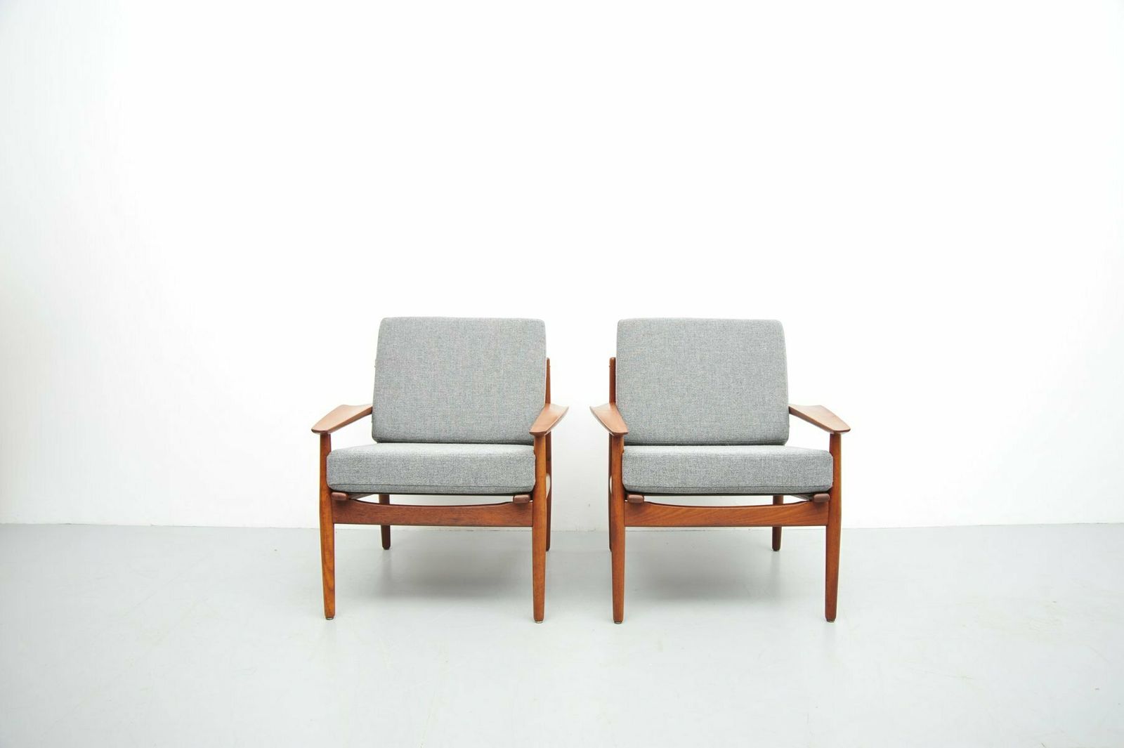 Teak Armchairs By Arne Vodder, Set Of 2