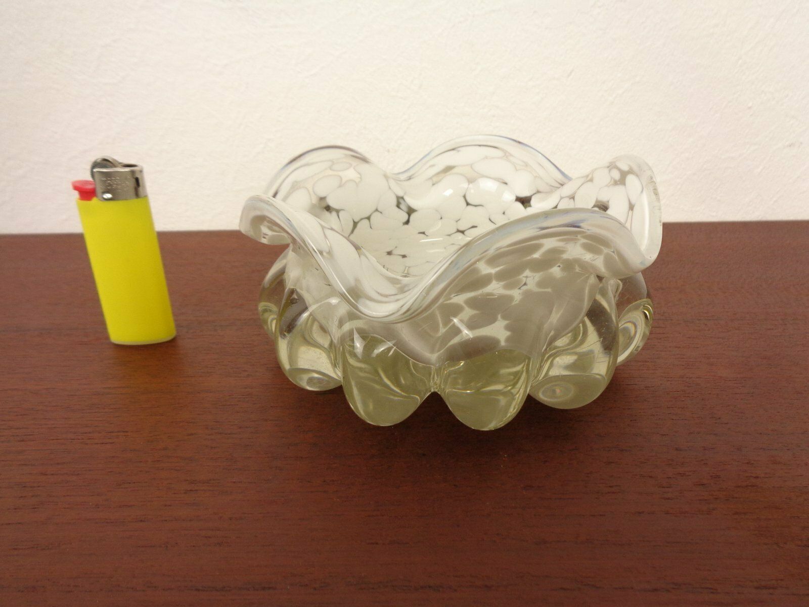 Murano Glass Ashtray From Barovier & Toso, Italy, 1960s photo for sale