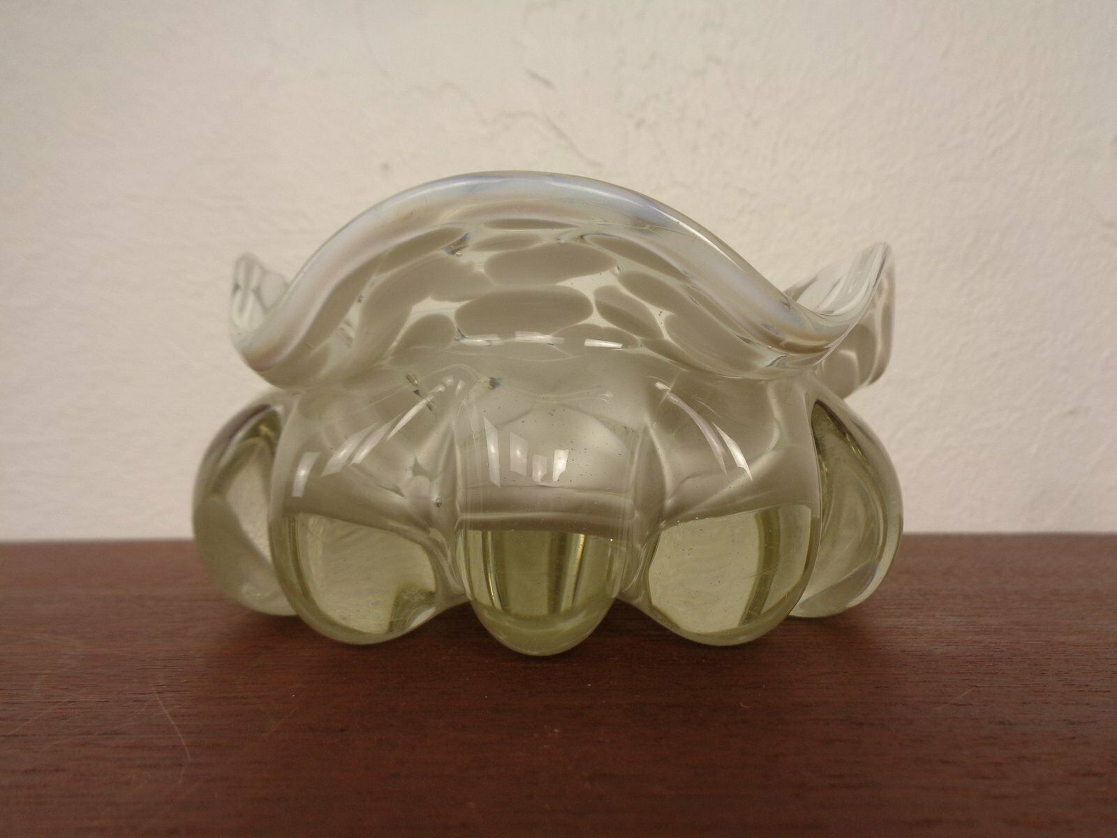 Murano Glass Ashtray From Barovier & Toso, Italy, 1960s photo vinterior