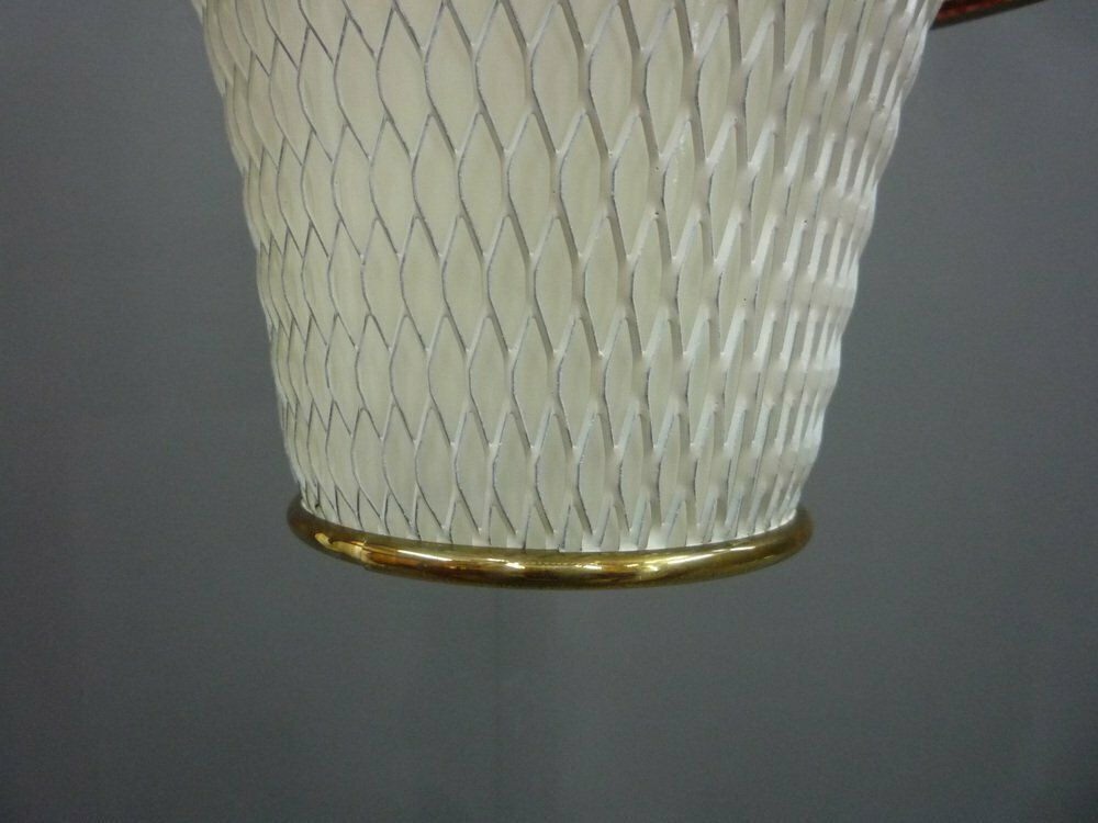 Mid Century Hanging Lamp Made Of Metal And Brass, 1950s photo buy
