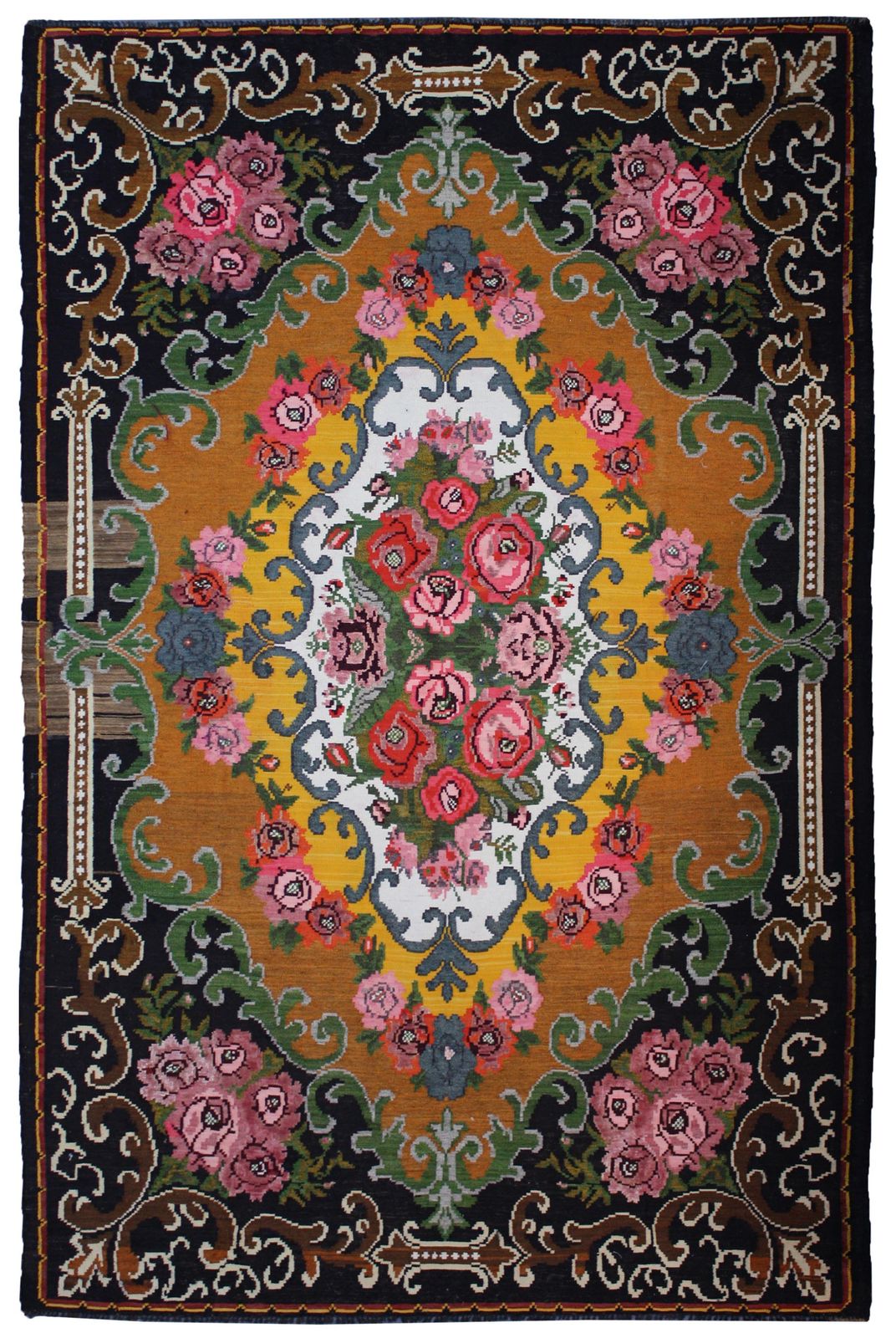 Fine Vintage Caucasian Kilim