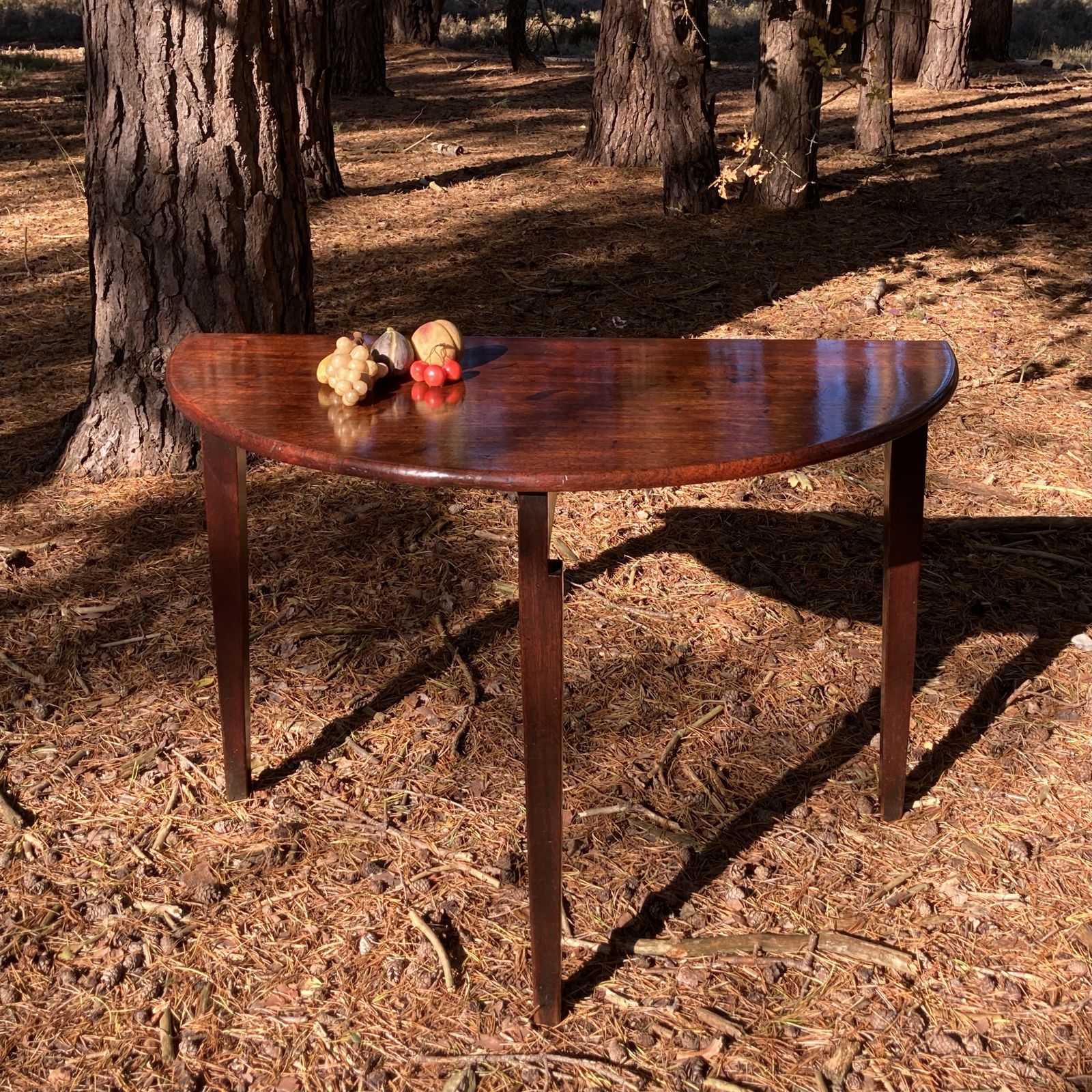 Mahogany Folding Campaign Table, Circa 1790 photo for sale