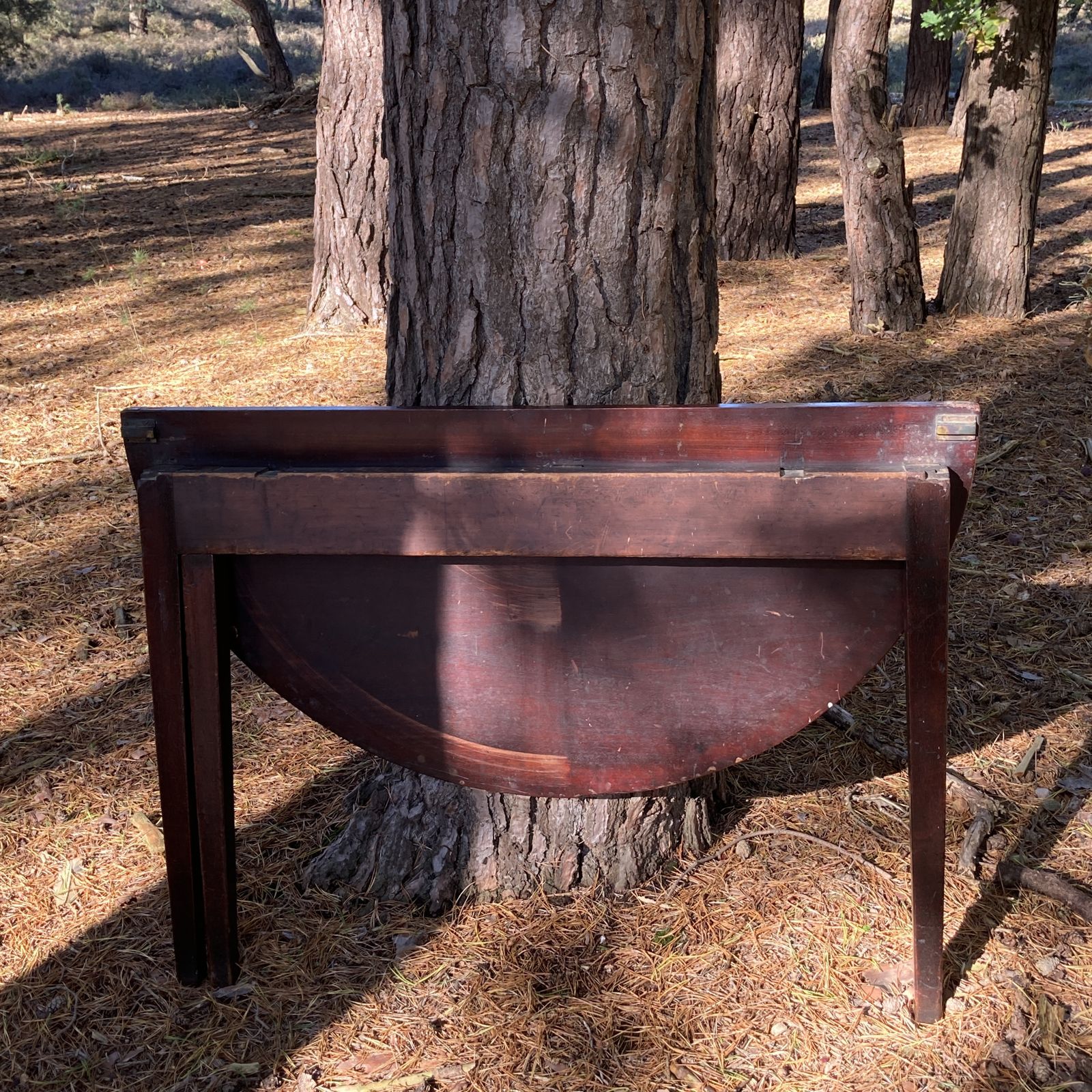 Mahogany Folding Campaign Table, Circa 1790 photo vinterior