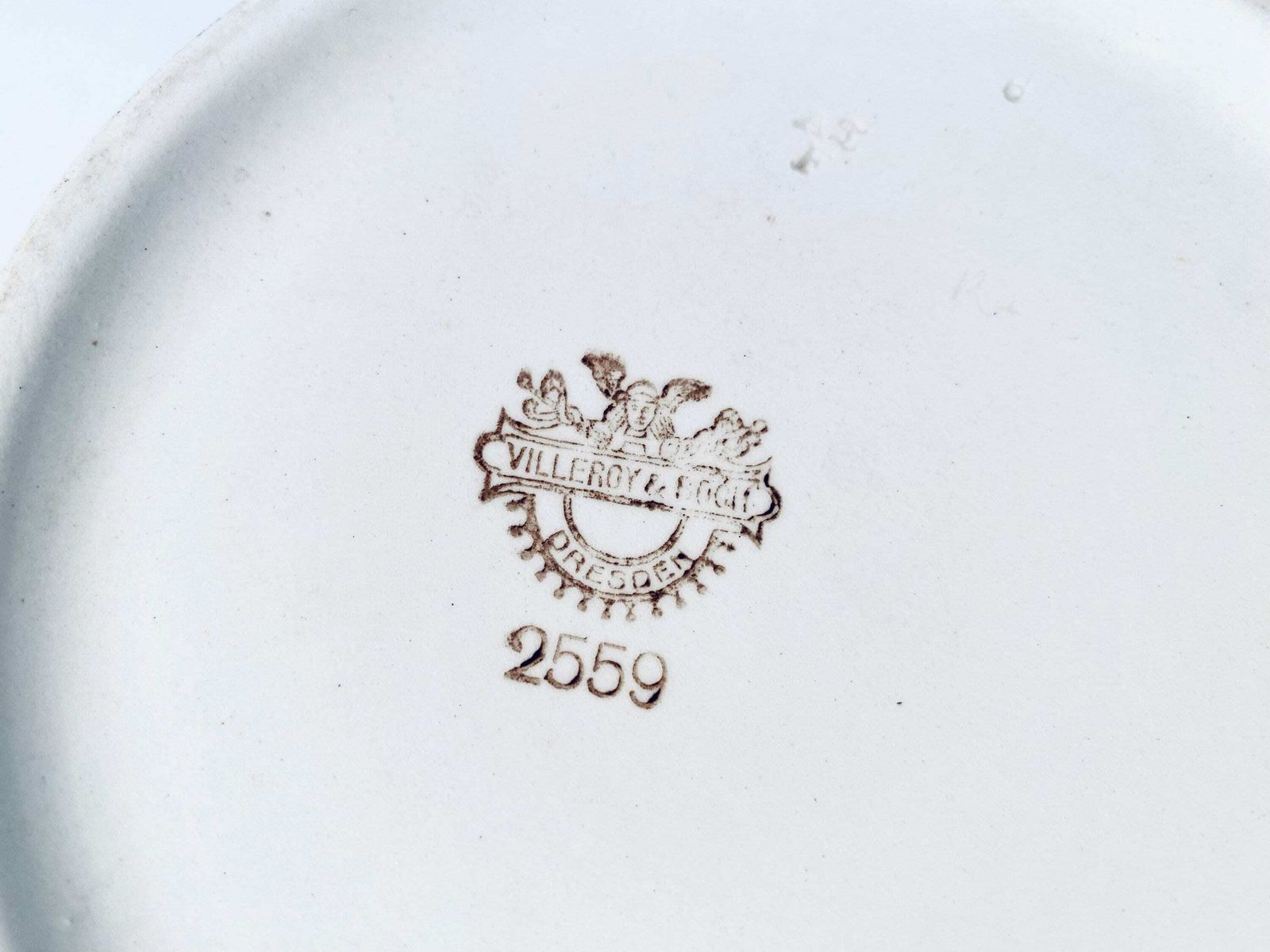 photo for sale Art Nouveau Villeroy & Boch Ceramic Chamber Pot / 2559 Dresden 1920s