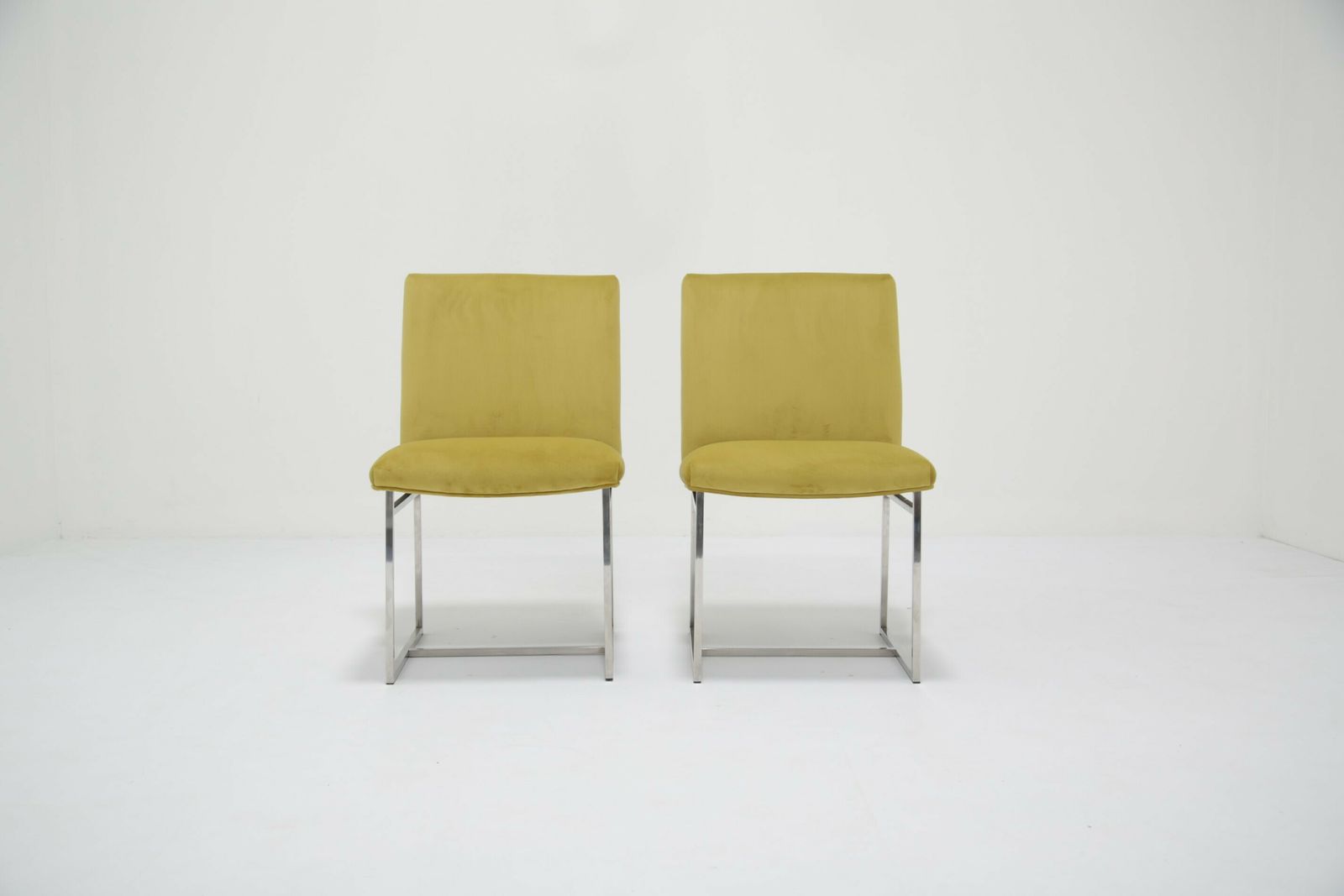 Set Of 6 Upholstered Dining Chairs, Attributed To Milo Baughman, USA, 1970s. photo 1995.0