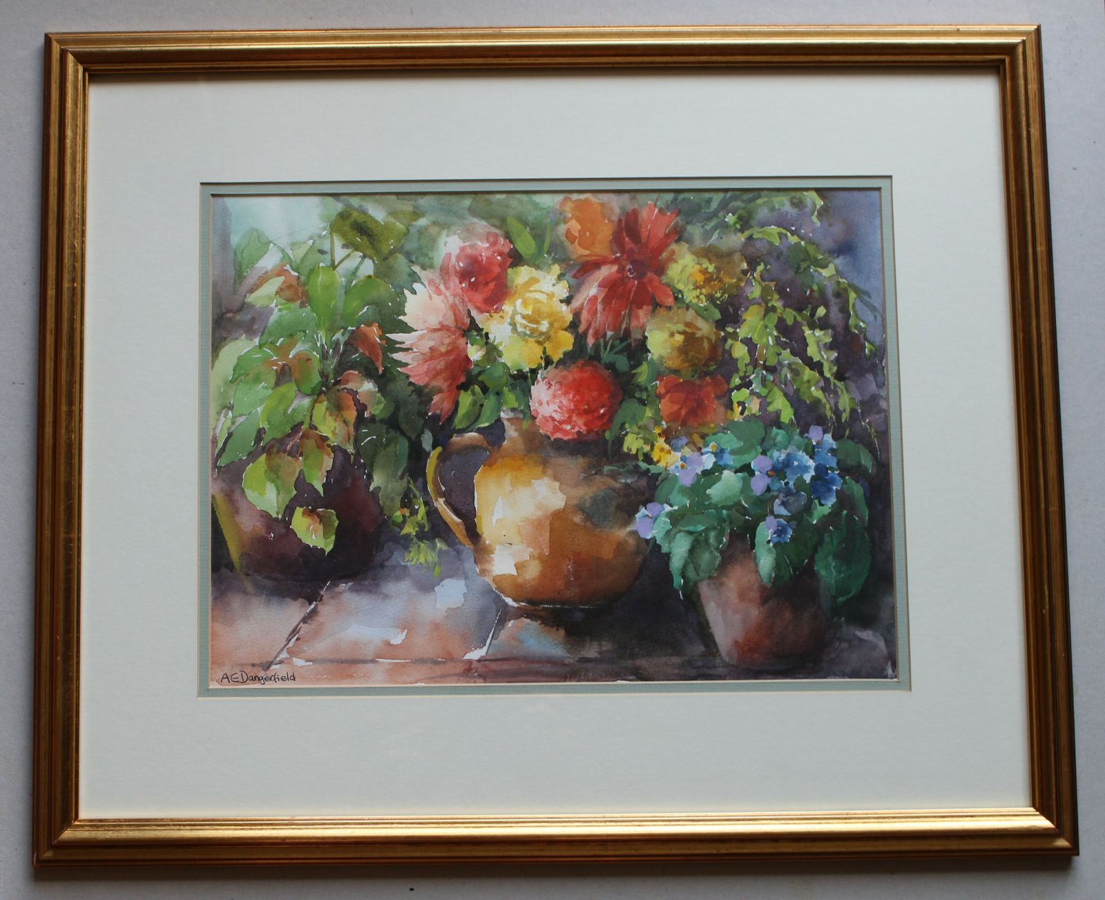 An Original Watercolour Painting By Ann Elizabeth Dangerfield